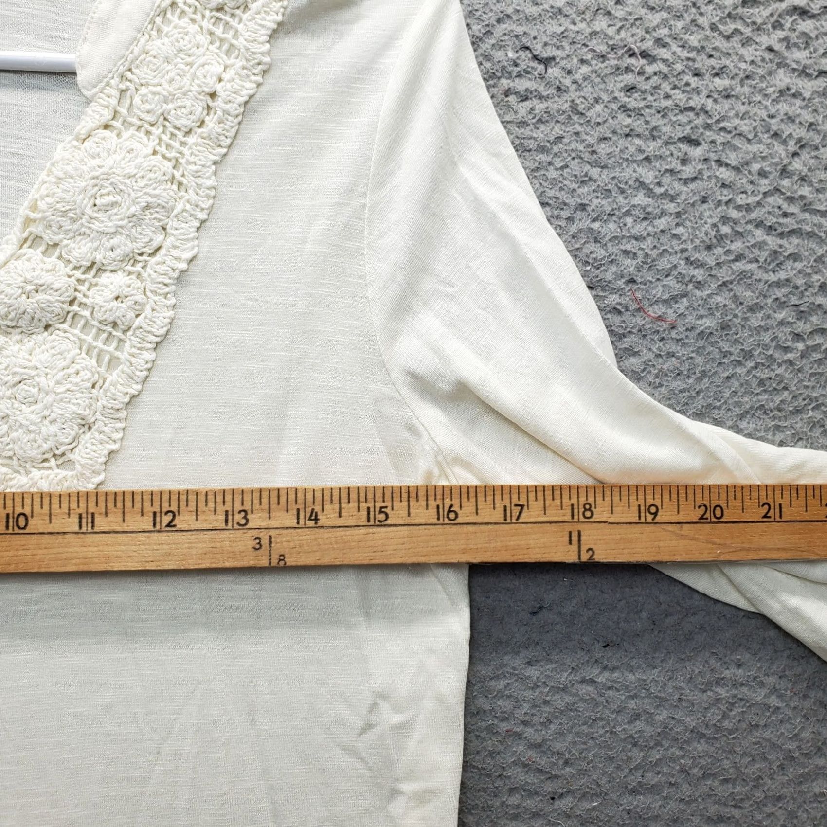 Vintage Rare Earth Tunic Top Womens Size 8 Tan Embroidered Stretch Long Sleeve Pullover Shirt Womens Size 8 Tan Embroidered Stretch Long Sleeve Pullover Size M / US 6-8 / IT 42-44 - 7 Thumbnail
