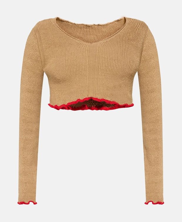 Jacquemus Linen-blend pullover Size XXS / US 00 / IT 34 - 1 Thumbnail