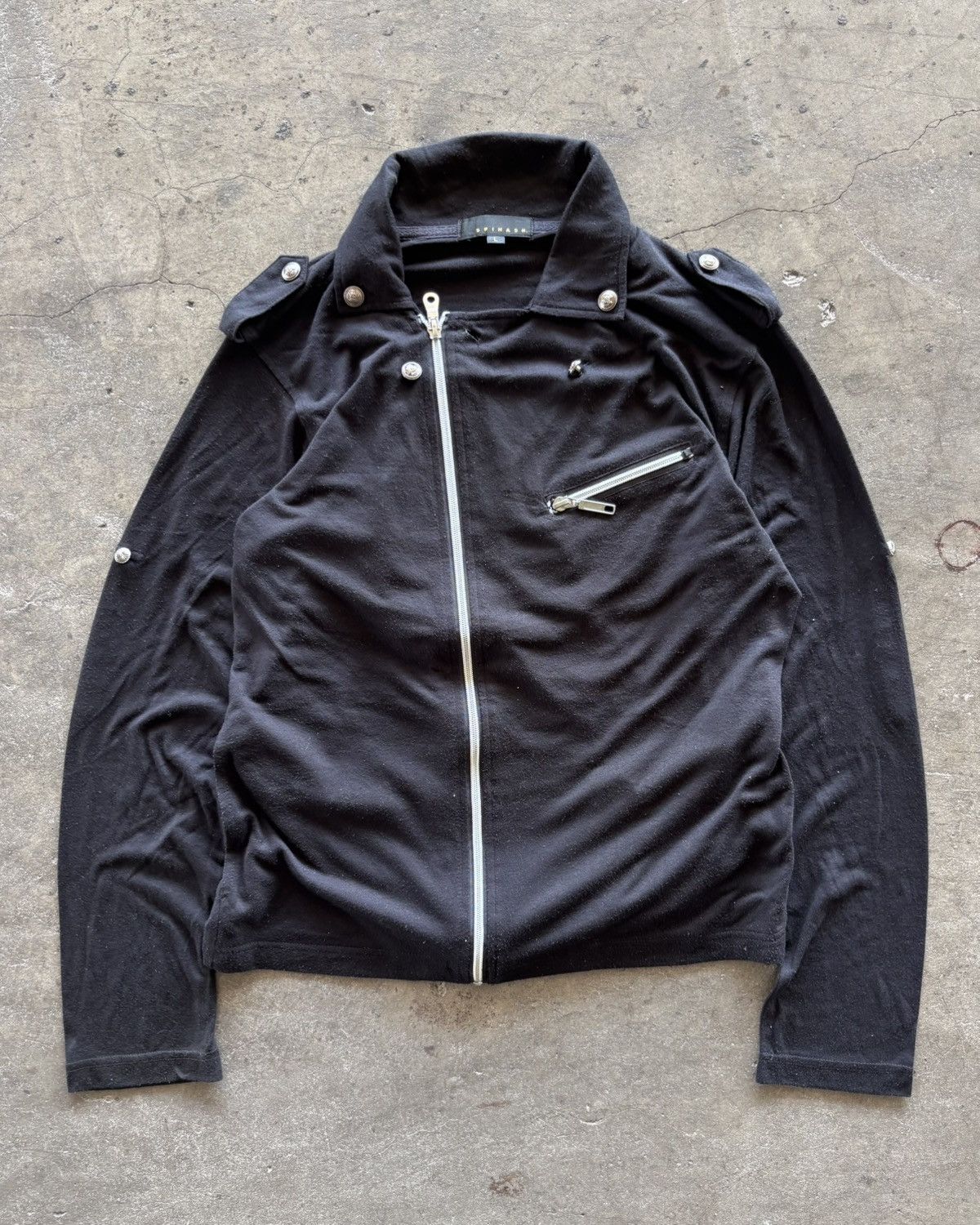 If Six Was Nine 14th Addiction Style Assymetrical Black Hoodie Size US M / EU 48-50 / 2 - 1 Thumbnail