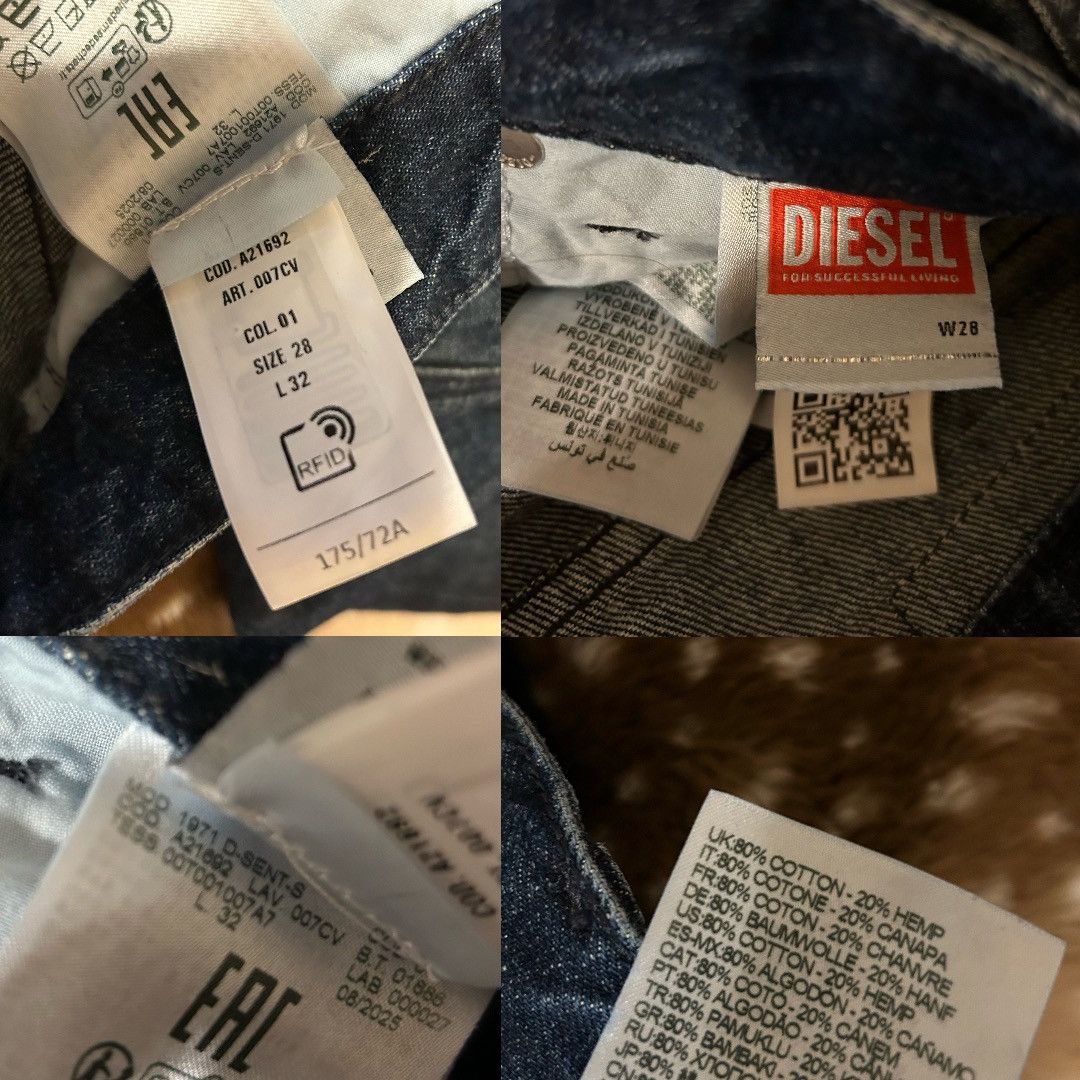 Diesel Diesel 1971 D-Sent 007cv Jeans size 28/32 $395 Size 28" / US 6 / IT 42 - 3 Thumbnail