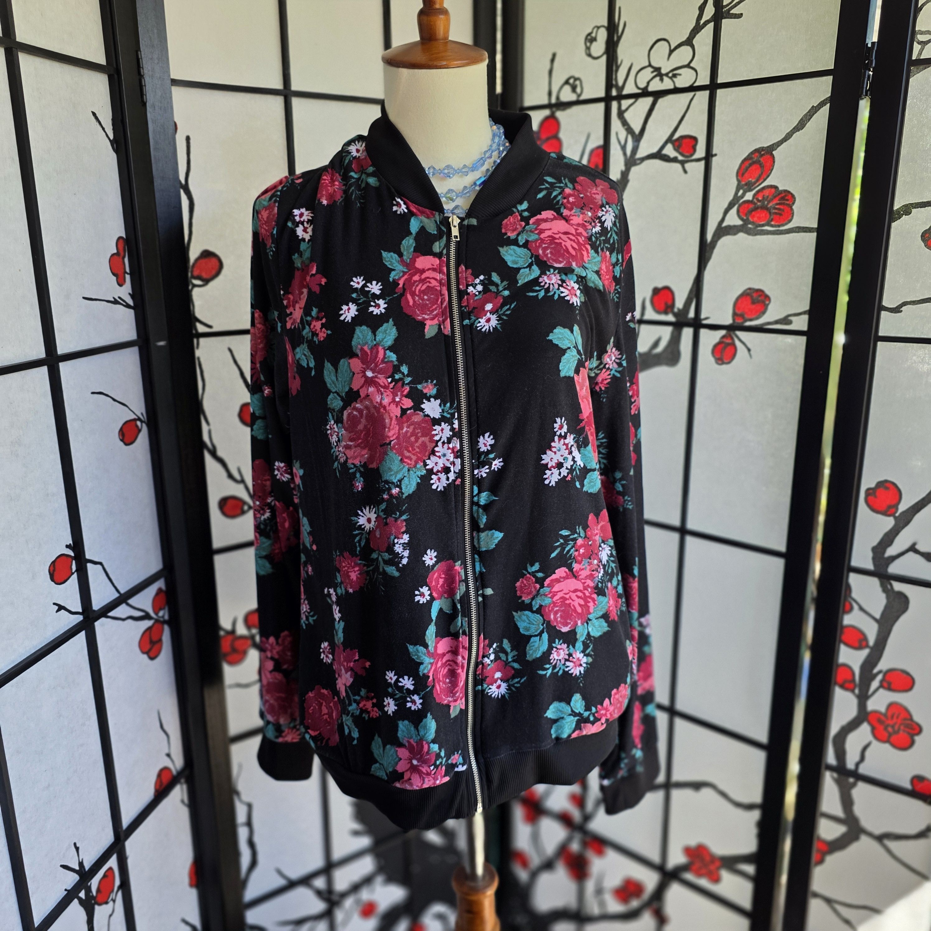 Other Rose Floral Light Hoodie Size L / US 10 / IT 46 - 1 Thumbnail