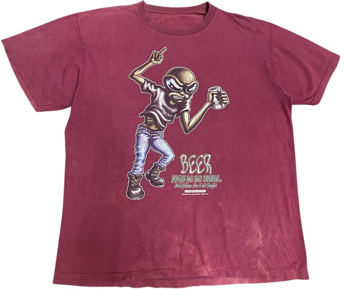 Vintage RAREVINTAGE 90s SHEARIF BEER MAKE ME DOUBLE GLOW IN THE DARK Size US M / EU 48-50 / 2 - 1 Thumbnail