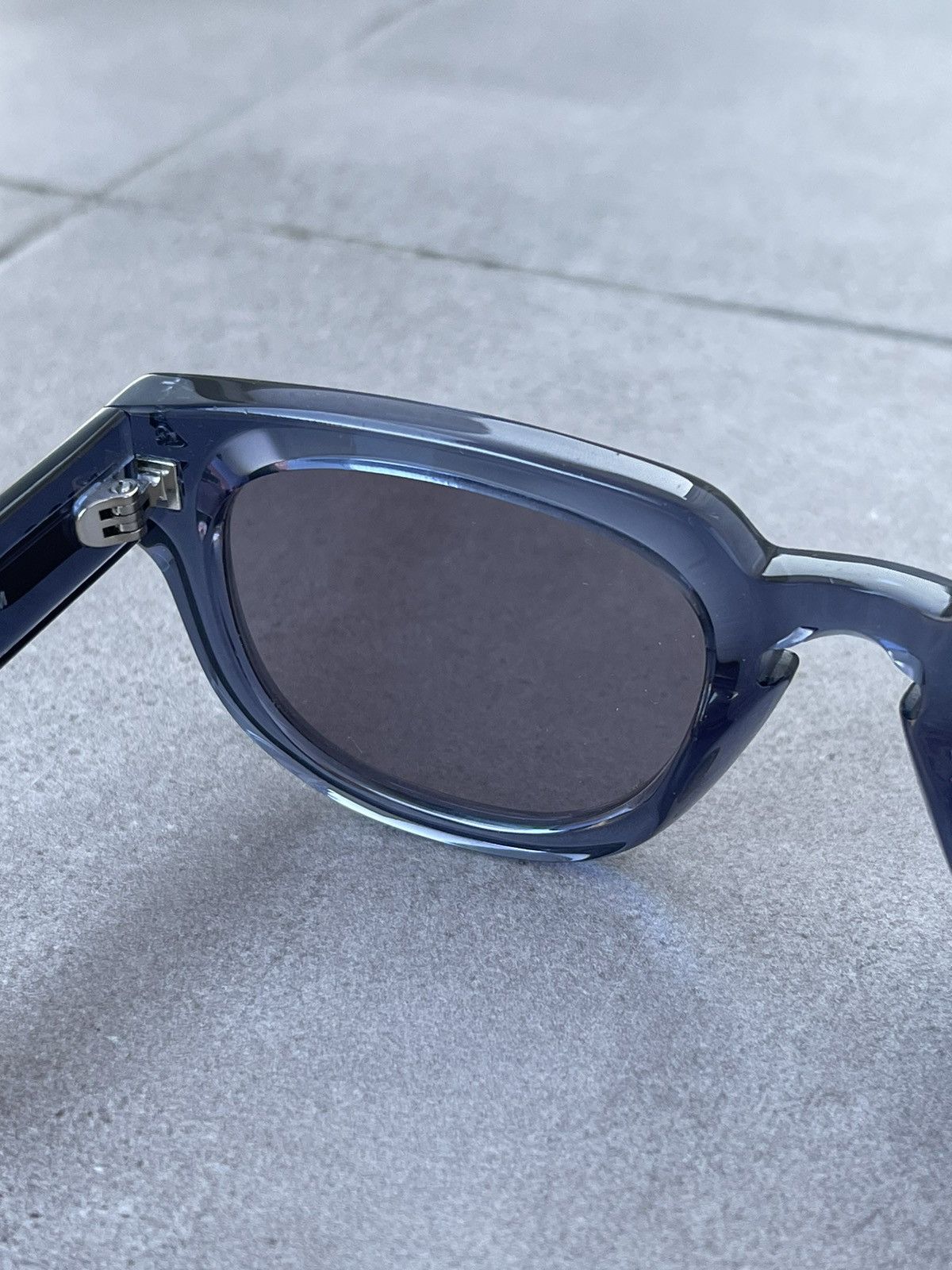 Alexander McQueen !DS! SS23 Alexander Mcqueen MQ0346S Tiny Blue Sunglasses Size ONE SIZE - 18 Thumbnail