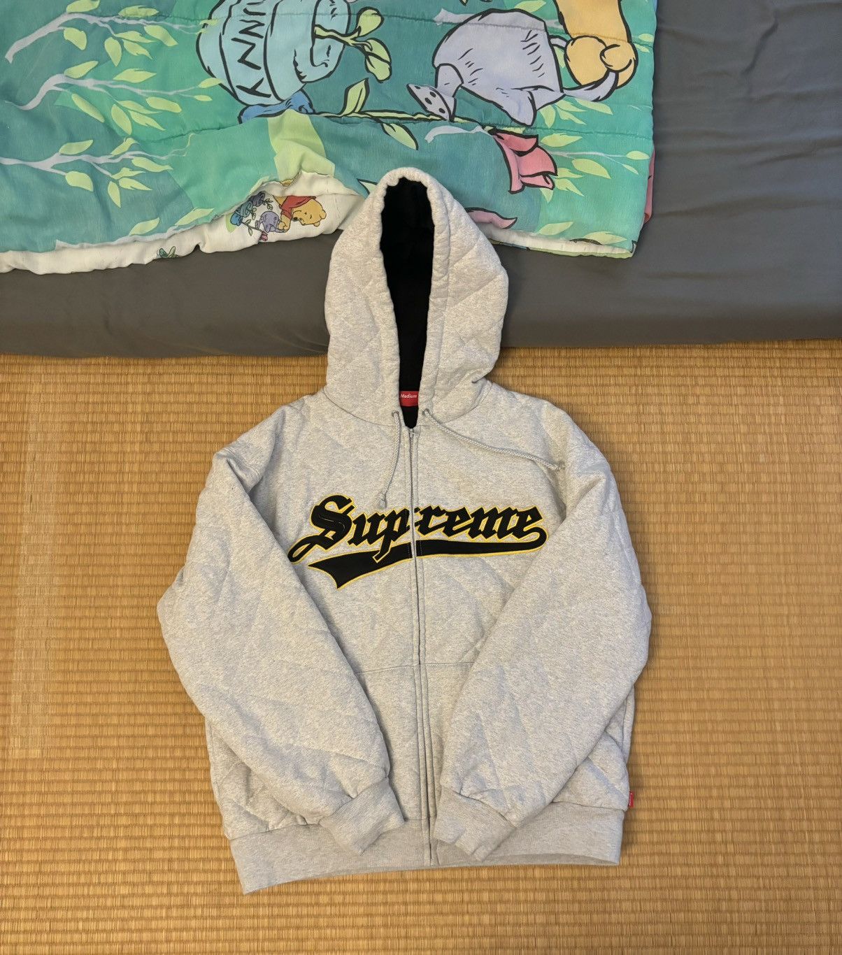 Supreme Supreme Quilted Zip Up Hoodie Sweatshirt Size US M / EU 48-50 / 2 - 2 Thumbnail