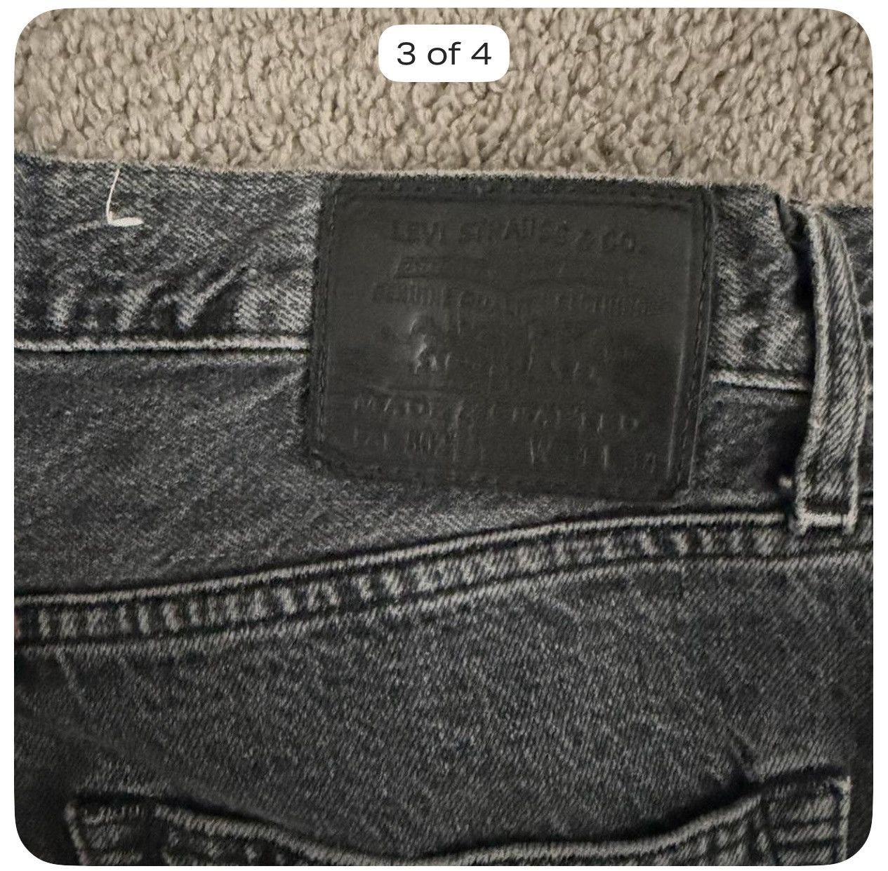 Levi's Very nice Levi 502 Taper Jeans (Size 34/34) Size US 34 / EU 50 - 4 Thumbnail