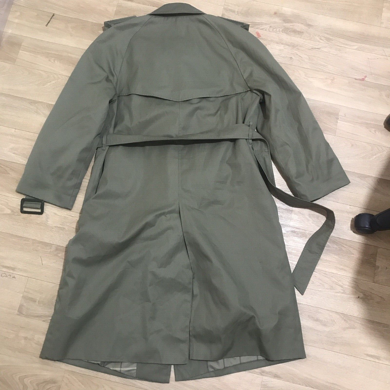 Burberry VINTAGE Burberry's Trench Coat NOVA CHECK Women green olive Size M / US 6-8 / IT 42-44 - 3 Thumbnail