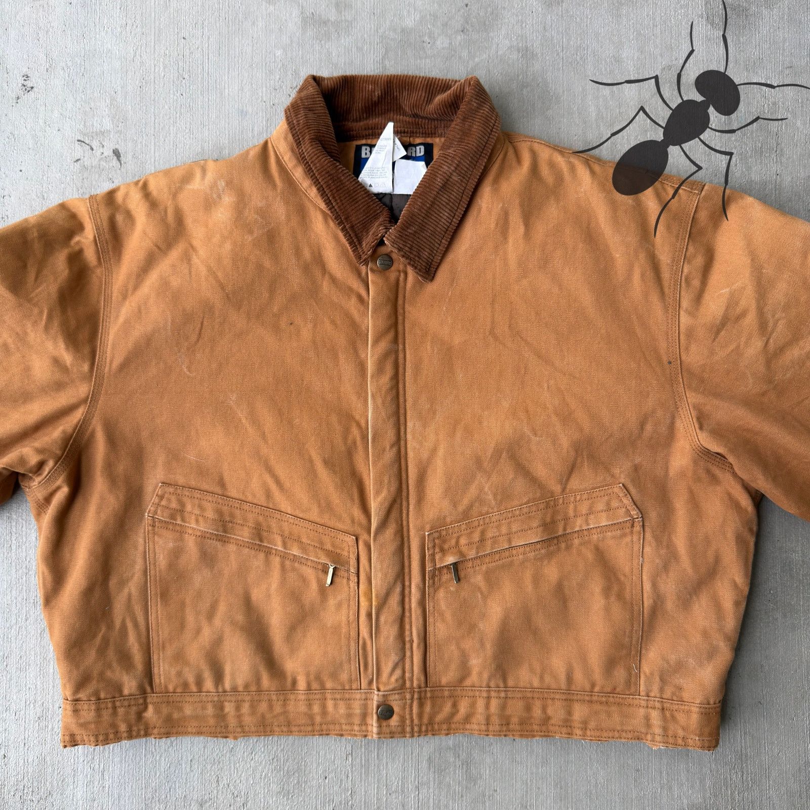 Vintage Brown walls blizzard cropped work wear jacket Size US XL / EU 56 / 4 - 3 Thumbnail