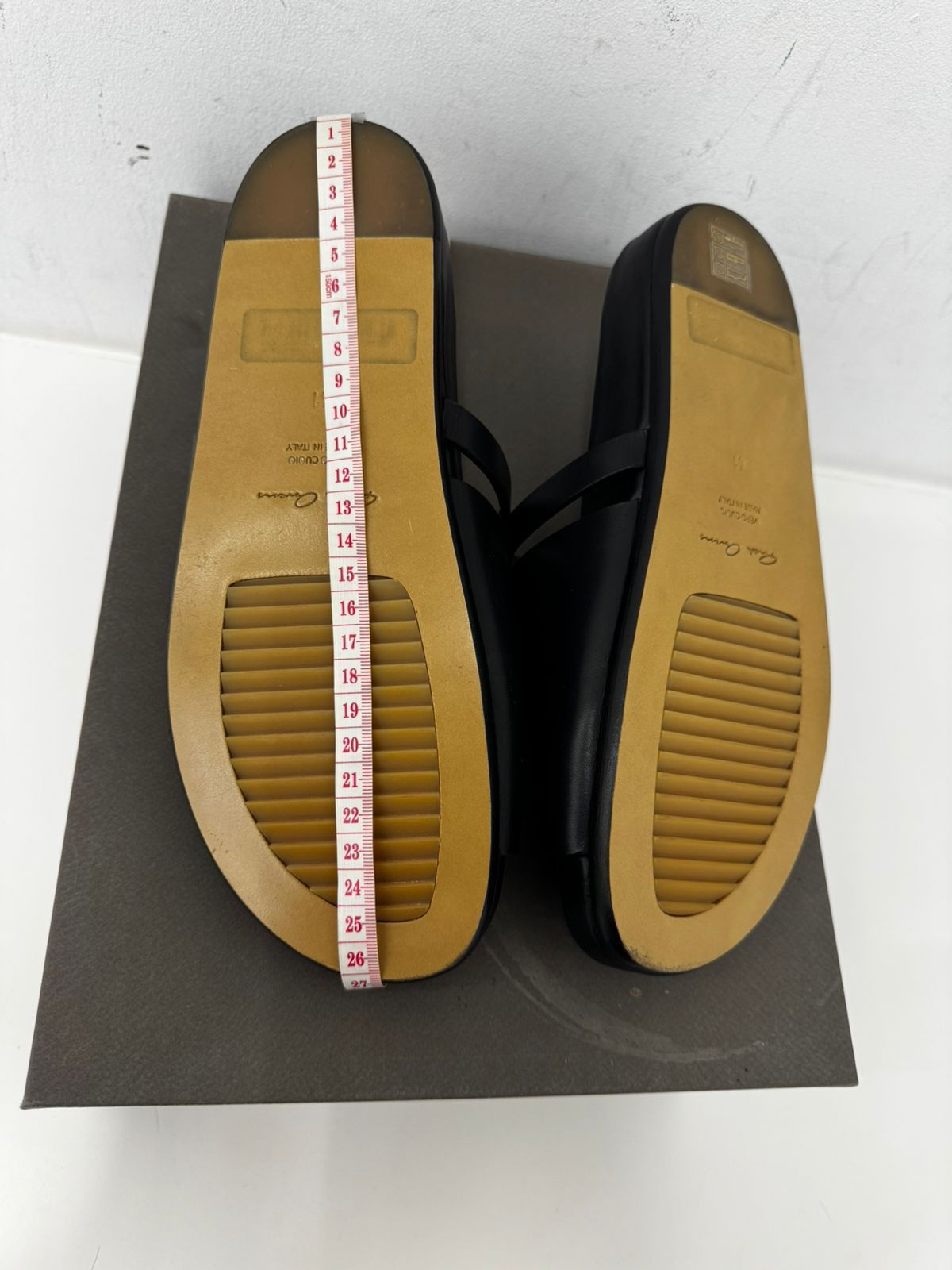 Rick Owens RICK OWENS LEATHER SLIDES Size US 8 / EU 41 - 4 Thumbnail
