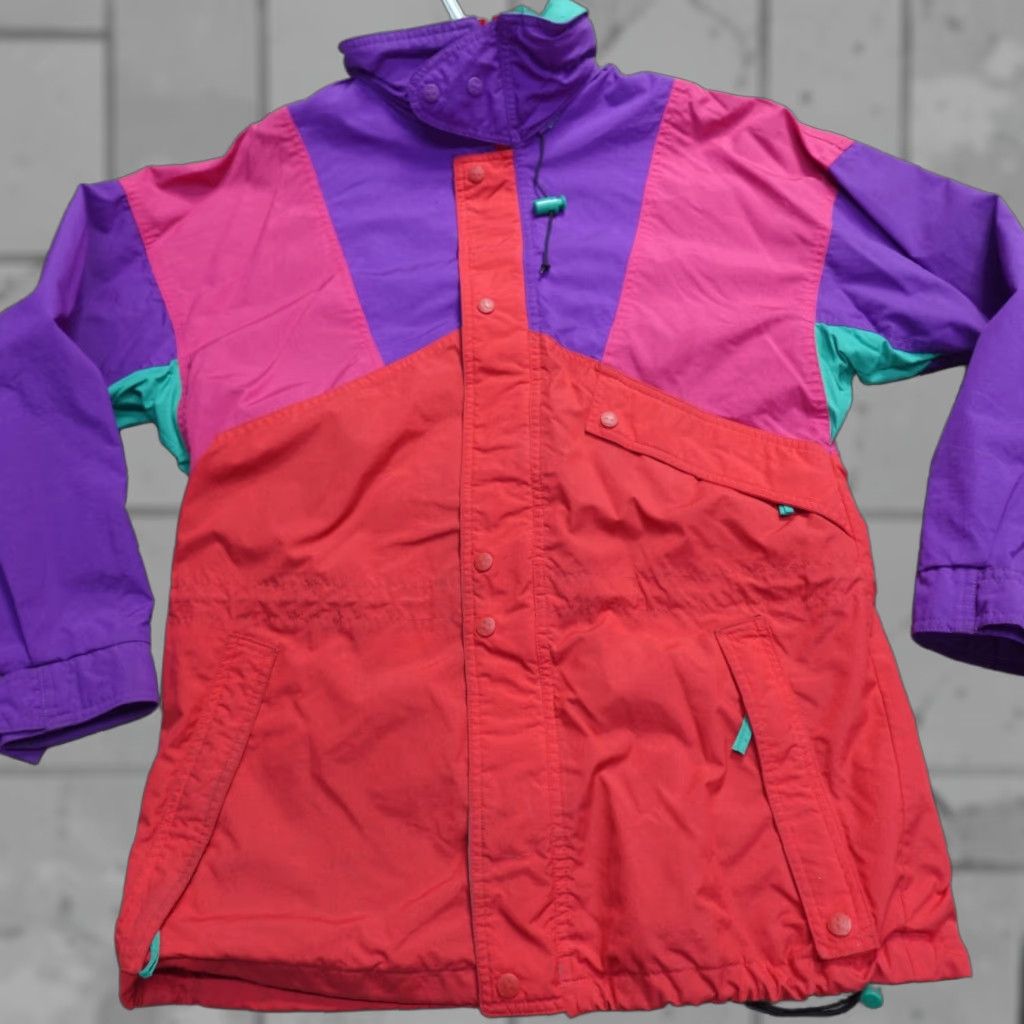 Helly Hansen VINTAGE Helly Hansen Jacket S Men Red Rain Coat Zip Hooded Removable Hood Full Zip Front Removable Hood 90s Size US S / EU 44-46 / 1 - 1 Thumbnail
