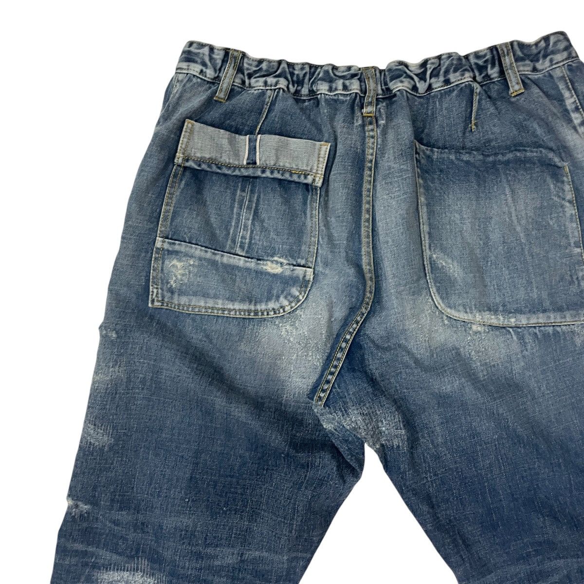 Japanese Brand Vintage Aozora Selvedge Redline Denim Jeans Size US 32 / EU 48 - 9 Thumbnail