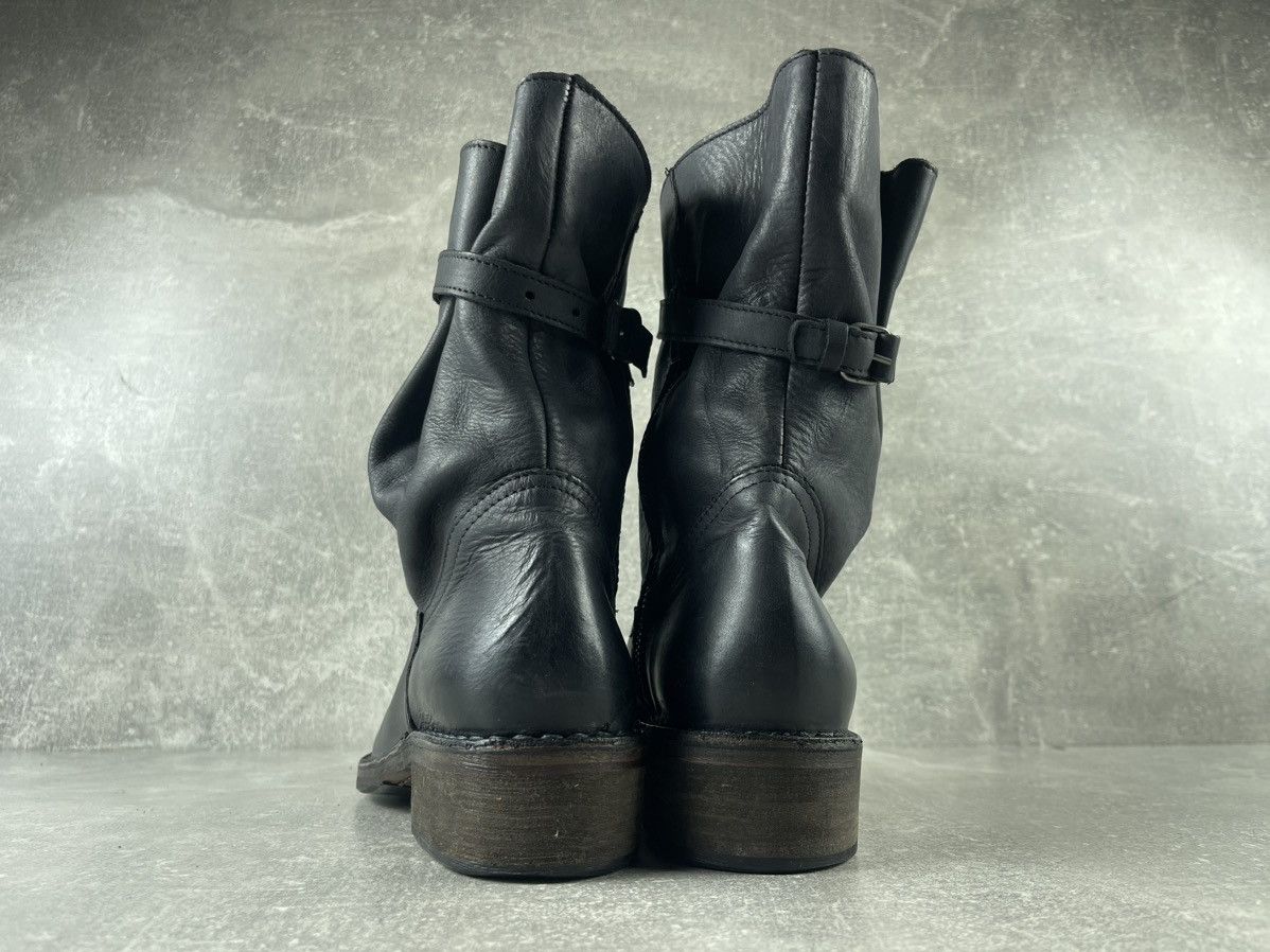 Other Avant Garde Cuezza Handmade Leather Engineer Boots Black Size US 9 / IT 39 - 6 Thumbnail