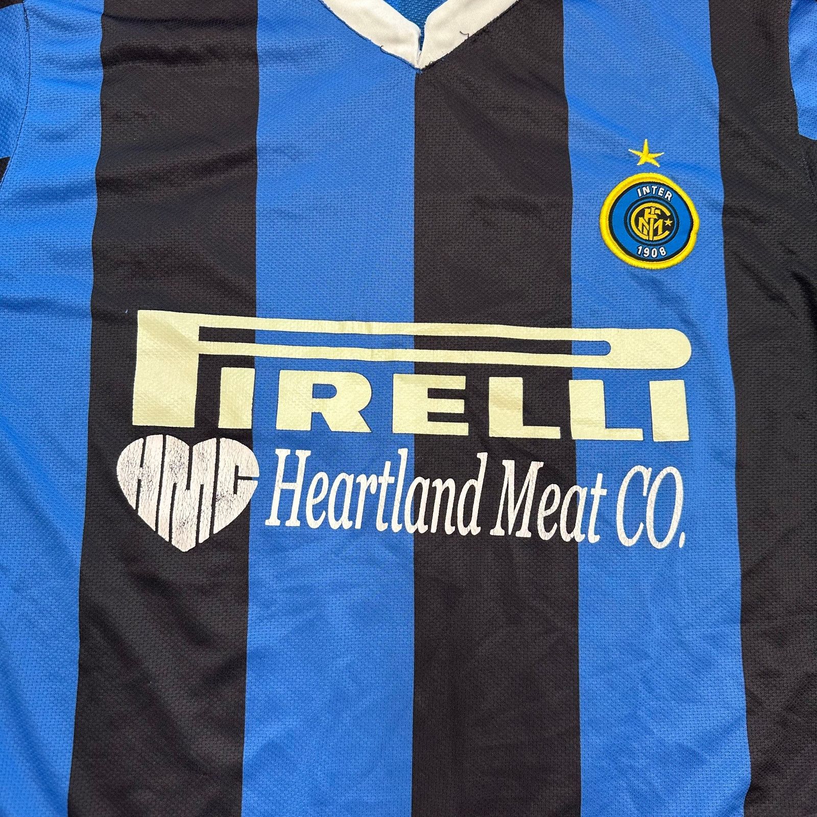 MLB Inter Milan 1997/98 retro home jersey Blue Black Medium M Size US M / EU 48-50 / 2 - 7 Thumbnail