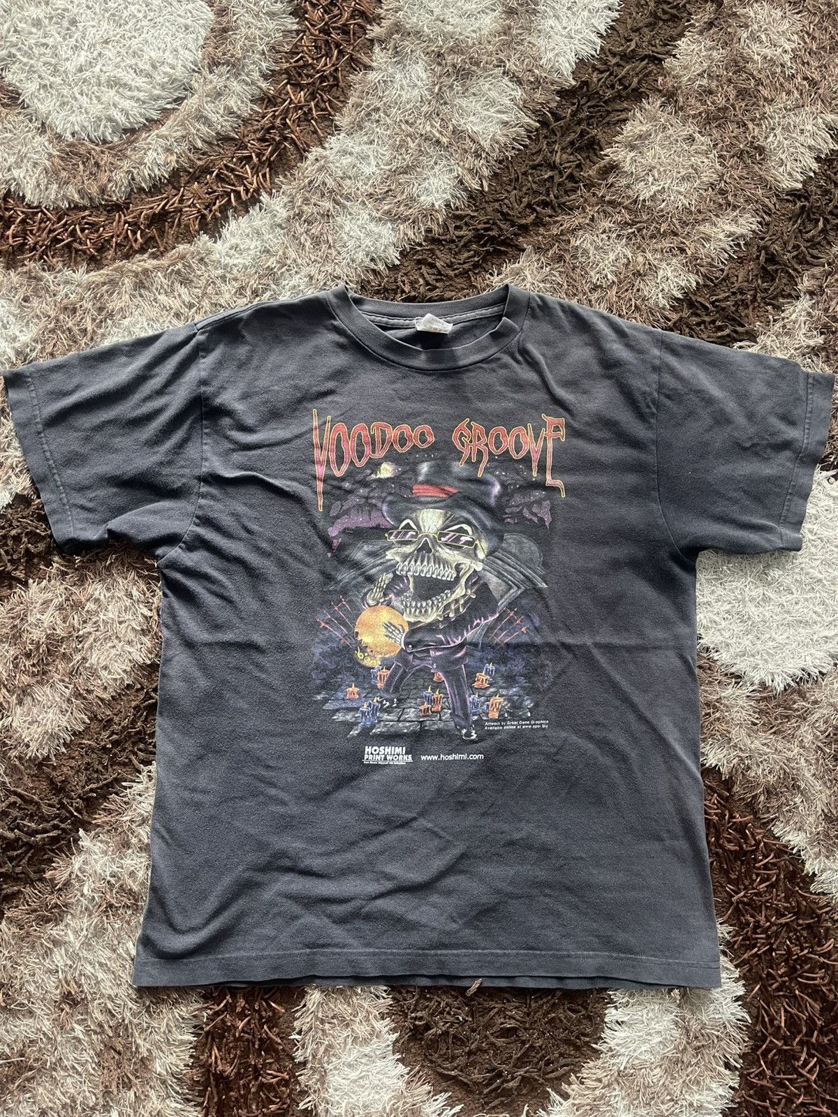 Band Tees × Vintage VINTAGE Y2K VOODOO GROOVE SKULLS TEE VERY RARE Size US L / EU 52-54 / 3 - 1 Thumbnail