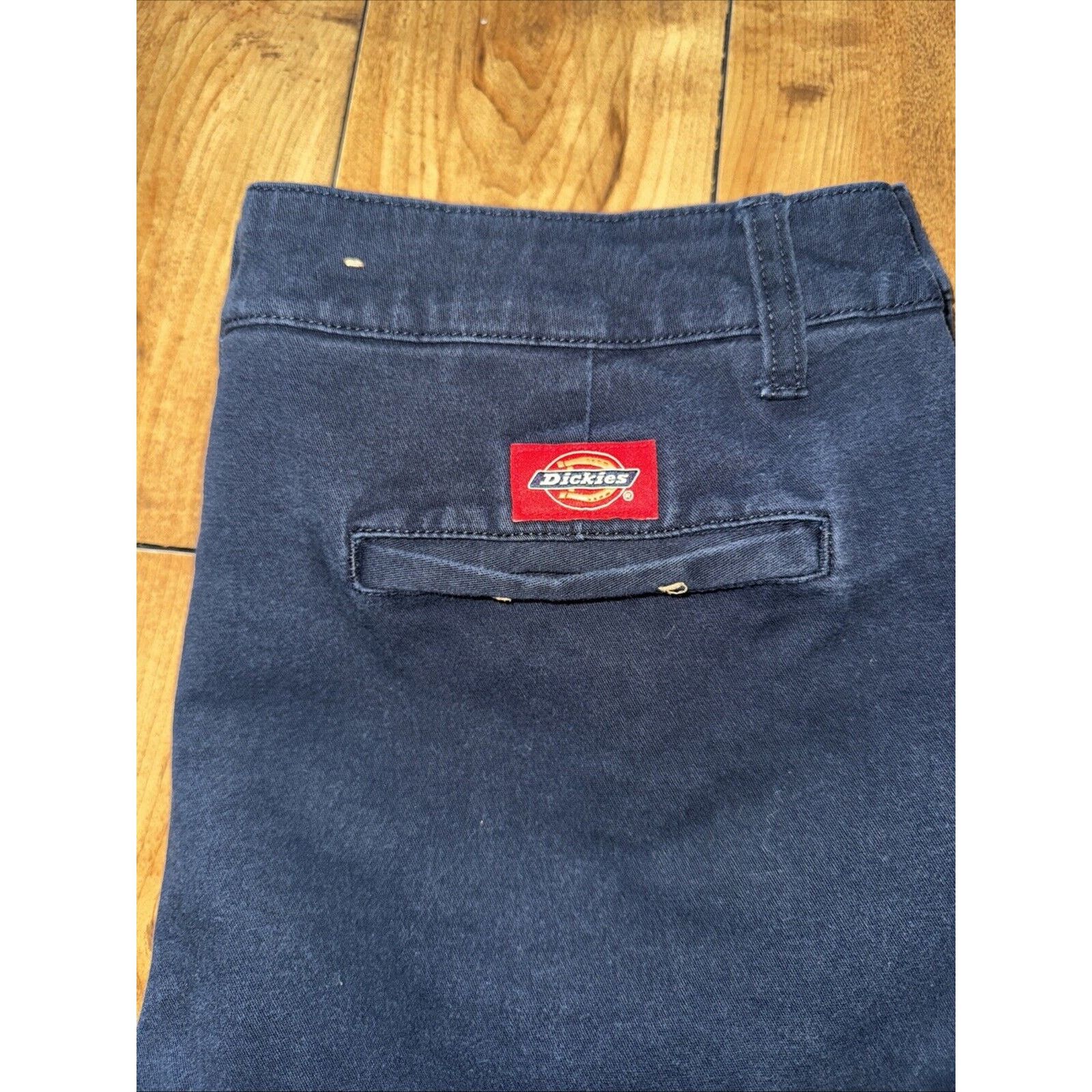Dickies × Vintage Women’s Dickies Chino Pants 13/31 Navy Blue 34x28 Measured Size 34" / US 12 / IT 48 - 2 Thumbnail