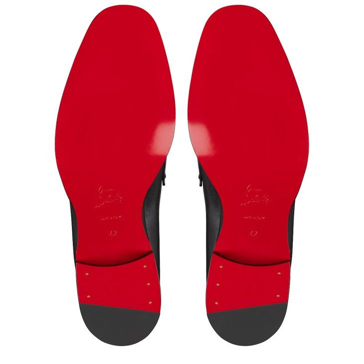 Christian Louboutin o1bcso1str1024 No Penny Flat in Black Size US 10 / EU 43 - 5 Thumbnail