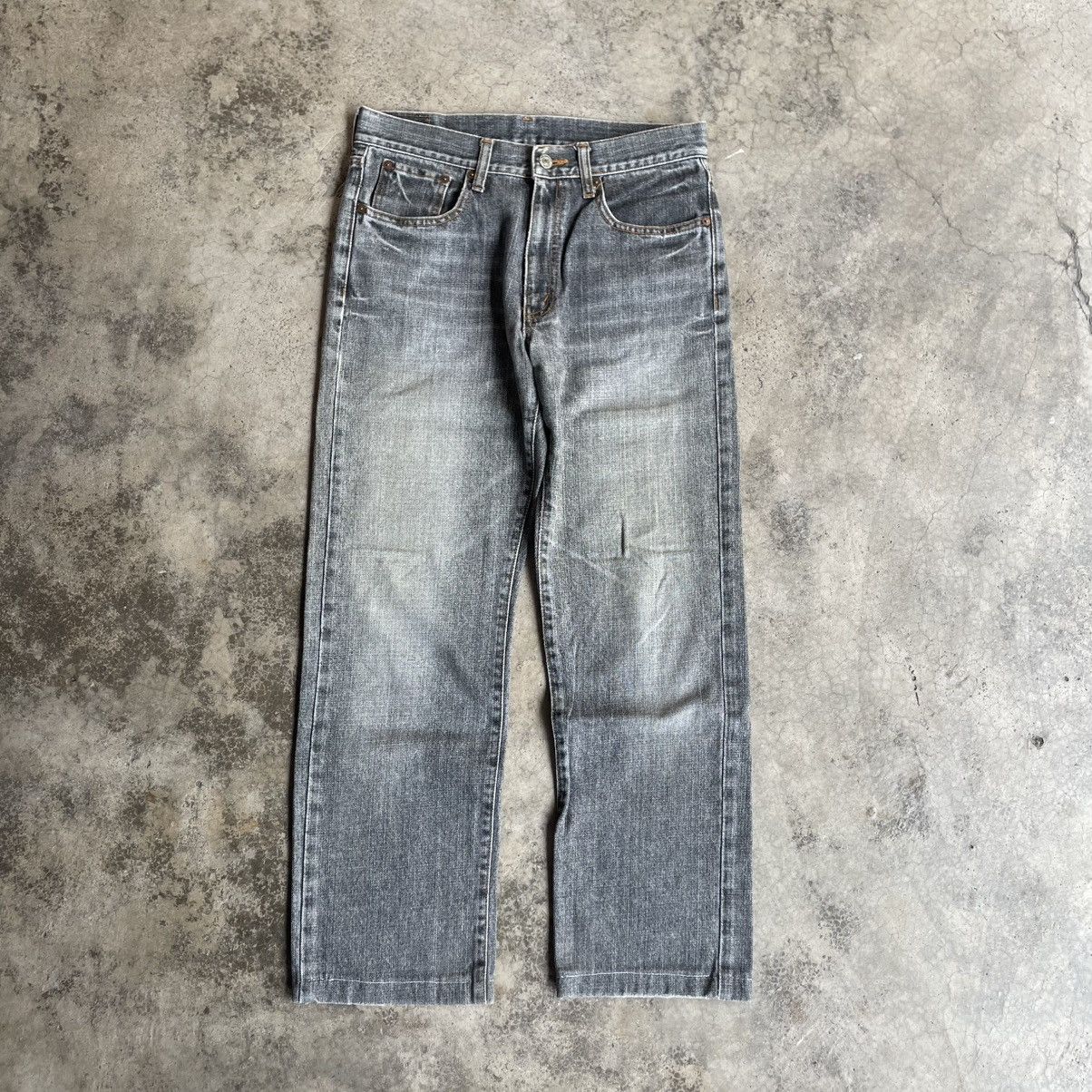 Vintage 🔥Vintage Bobson Chessking Stoned Washed Distress Denim Jeans Size US 31 - 1 Thumbnail