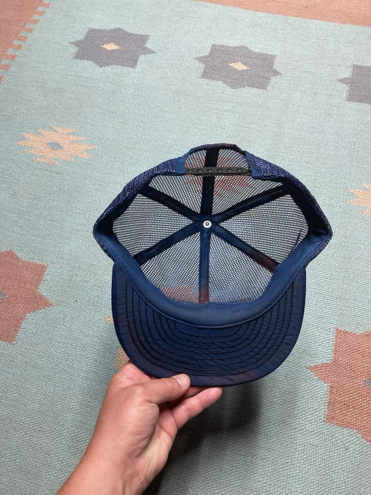 Vintage 70s trucker hat full mesh Dixie cup patch Louisville MFG USA Size ONE SIZE - 5 Thumbnail