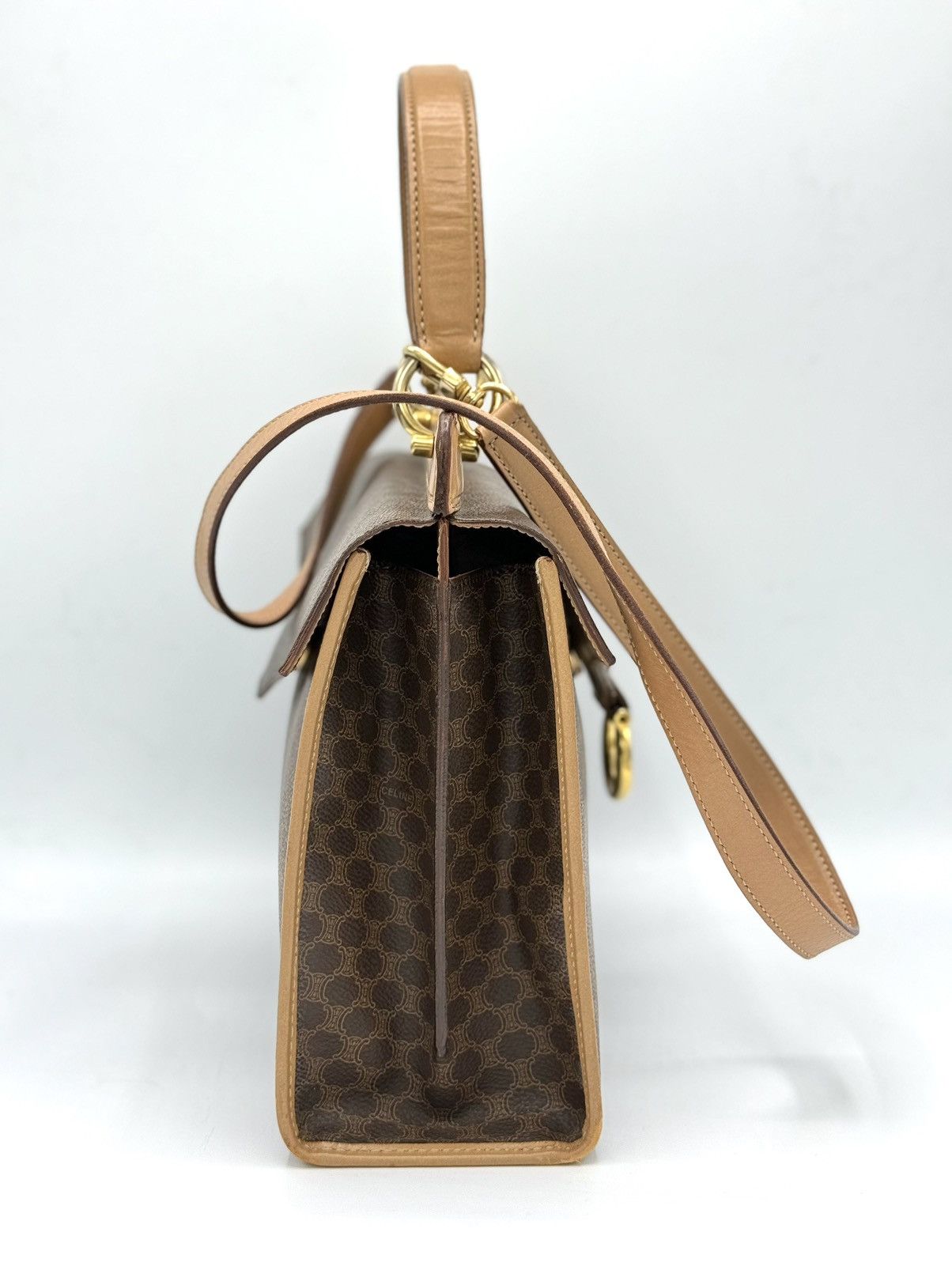 Celine CELINE Sac Handtasche Tasche Crossbody Bag Borsa Bag Macadam Size ONE SIZE - 4 Thumbnail