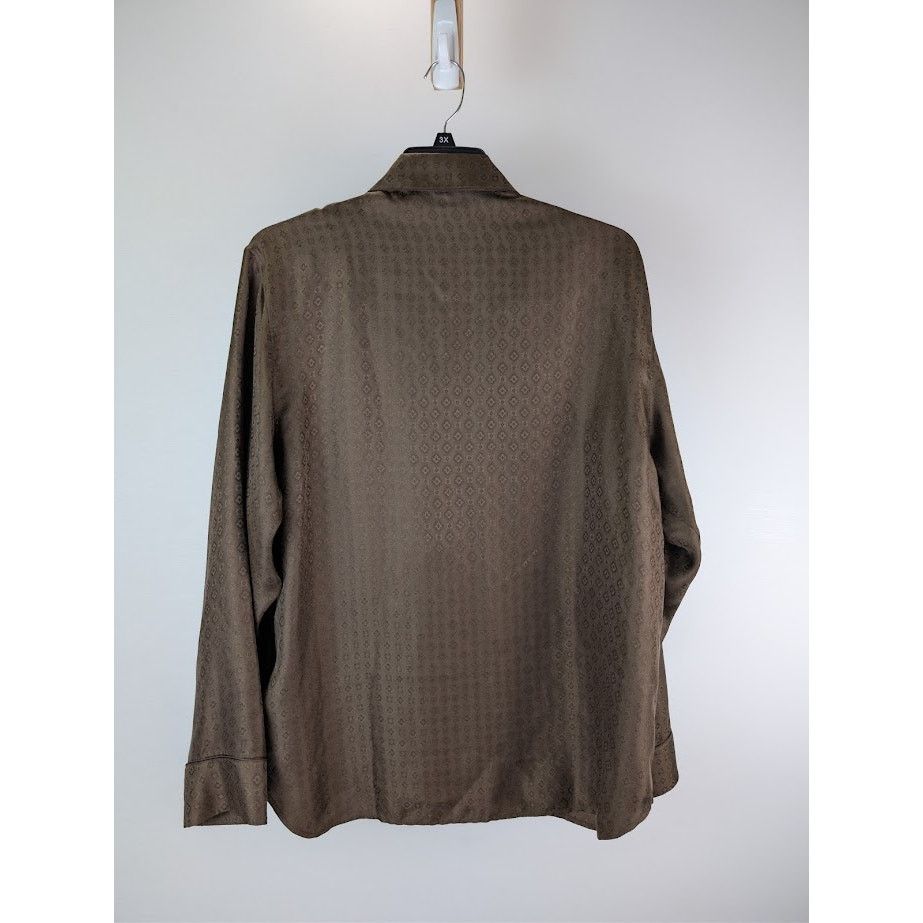 Saint Laurent Paris o1rshd1 Button Shirt in Brown Size US S / EU 44-46 / 1 - 9 Thumbnail