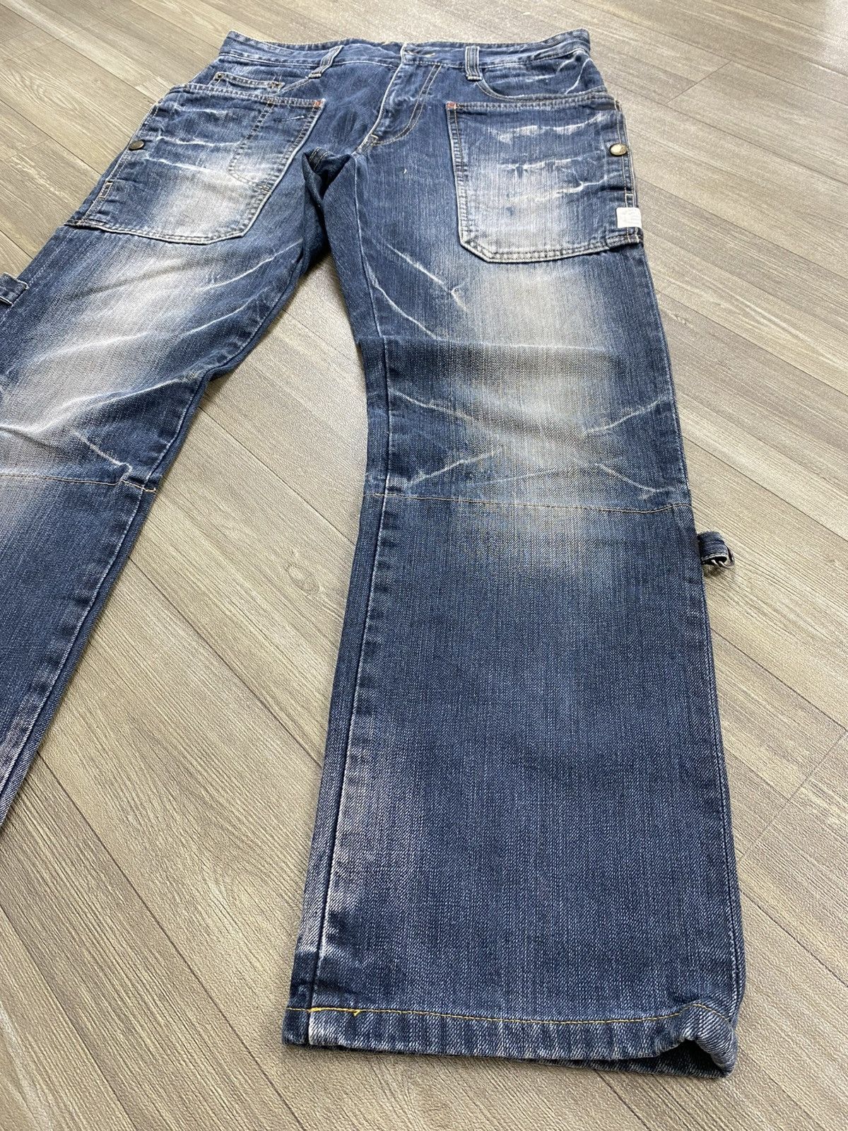 PPFM PPFM Platation Multipocket The Dessert Fox Distressed Jeans Size US 31 - 5 Thumbnail