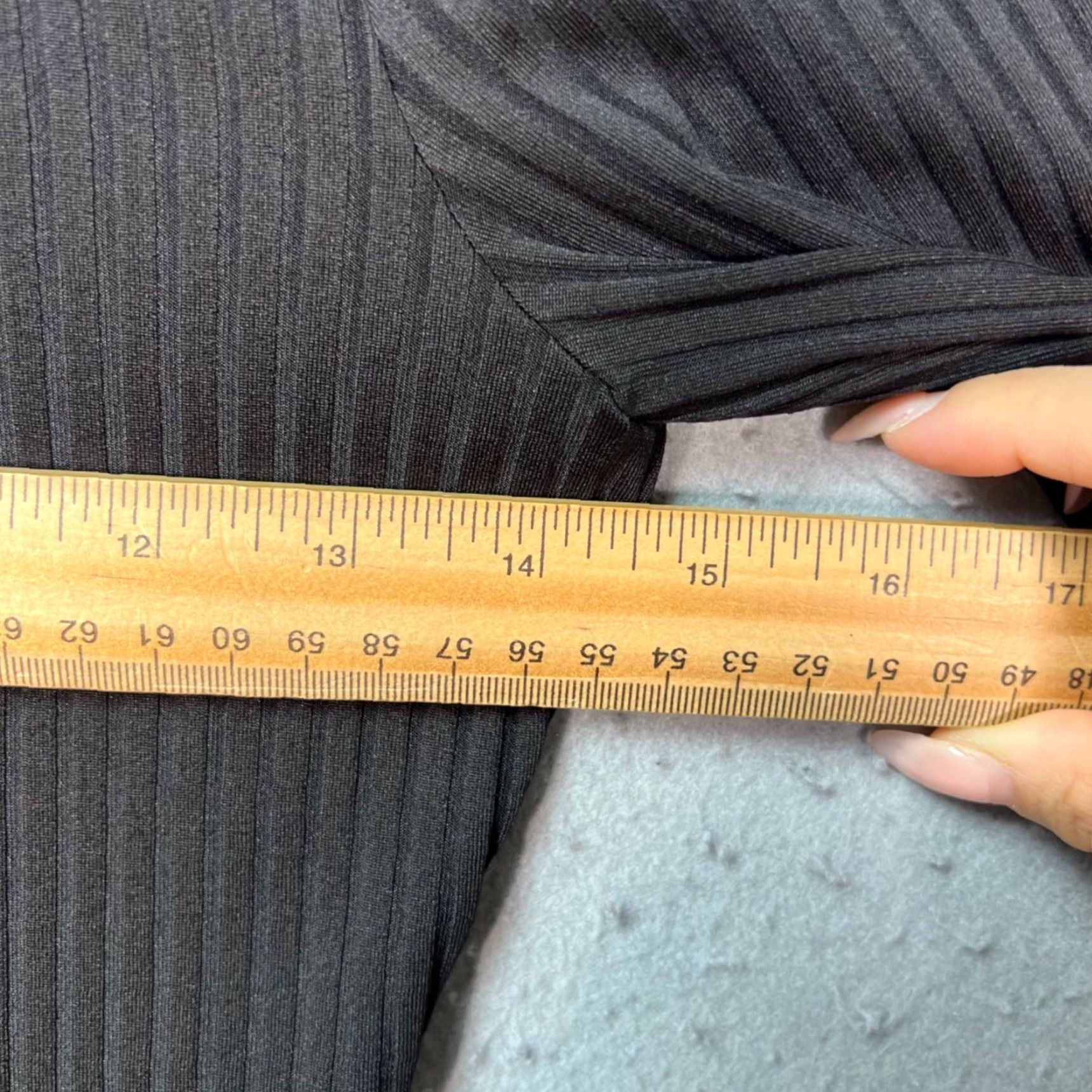 American Apparel American Apparel Womens Size Small Black Ribbed Open-Back Stretch Dress Size S / US 4 / IT 40 - 5 Thumbnail