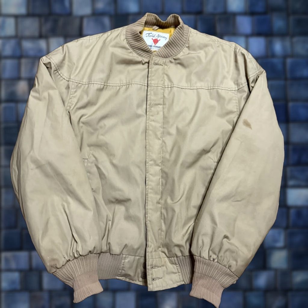 Vintage VINTAGE 60s Field & Stream Gordon & Ferguson Lined Bomber Jacket Mens Size 42 Beige Size US XS / EU 42 / 0 - 1 Thumbnail