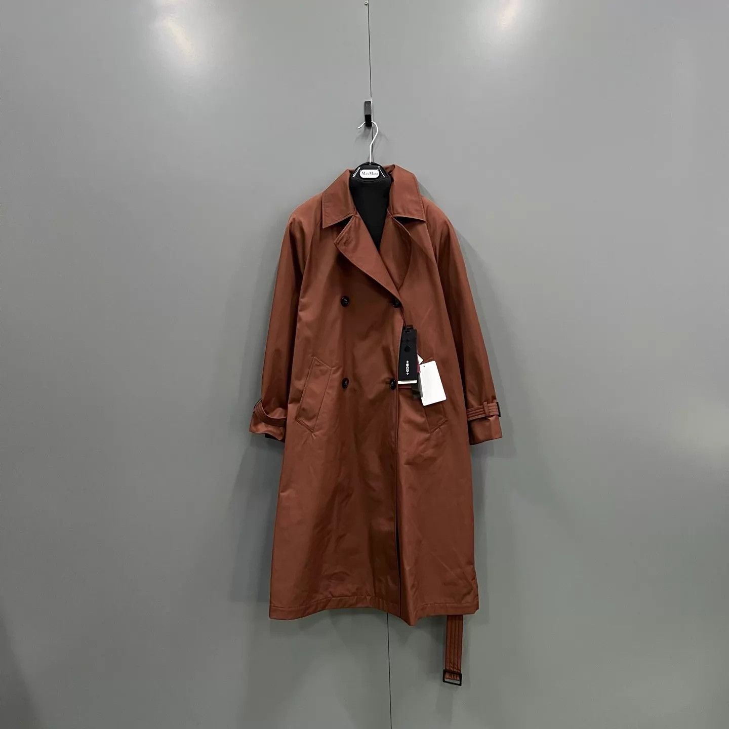Max Mara MaxMara Etna Red Brown Long Coat 38 Size S / US 4 / IT 40 - 1 Thumbnail