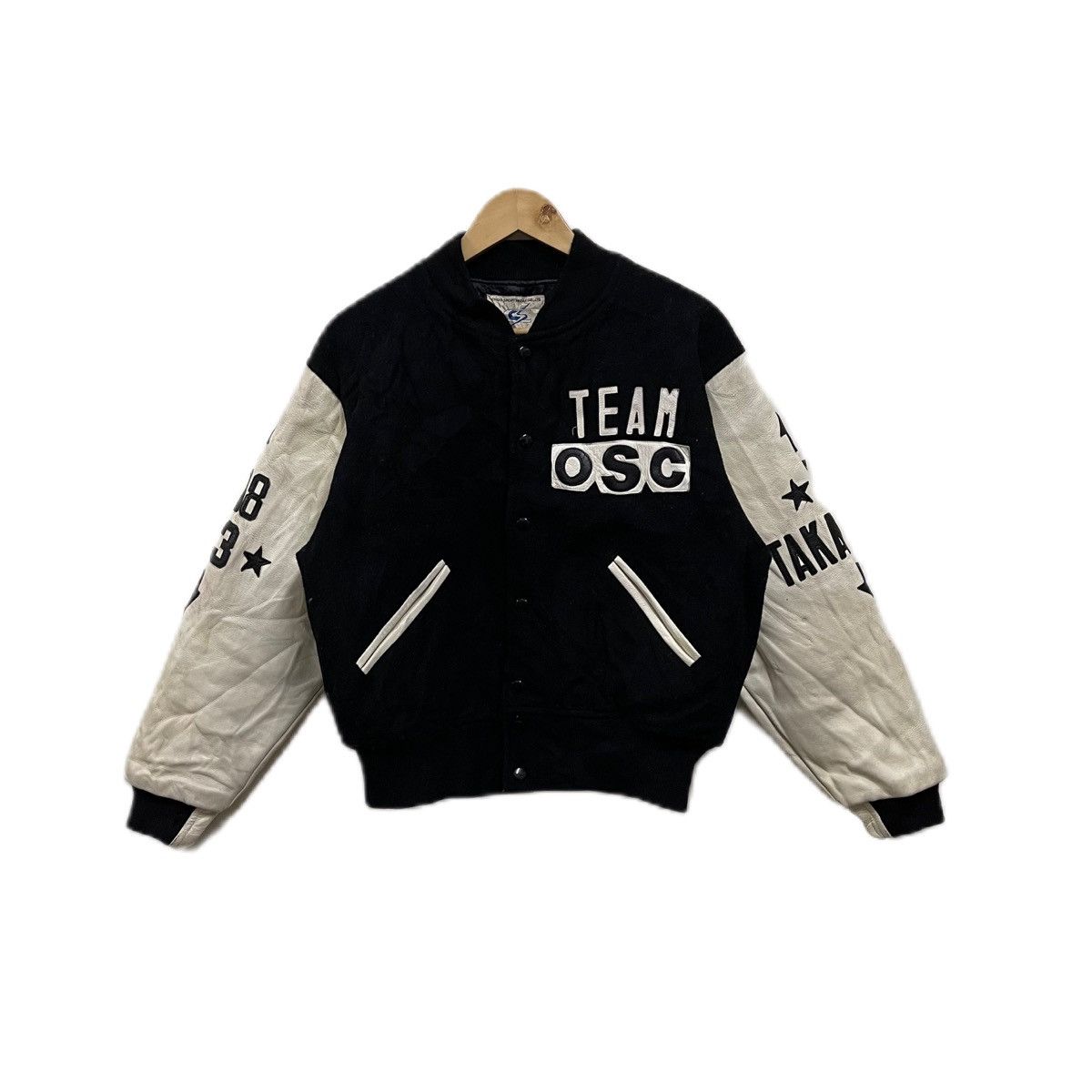 Japanese Brand Vintage 80s Team OSC by Herox Chuo Sportwear Varsity Jacket Size US M / EU 48-50 / 2 - 3 Thumbnail