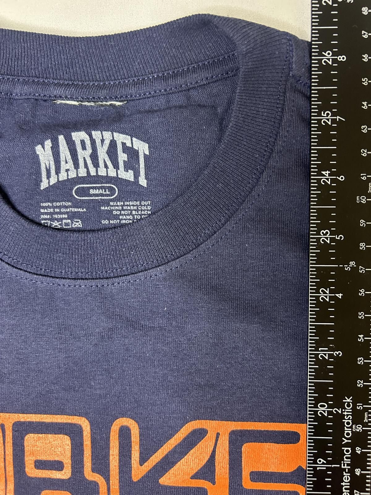 Market Market studios Men's Navy Blue Graphic T-Shirt Small Size US S / EU 44-46 / 1 - 3 Thumbnail