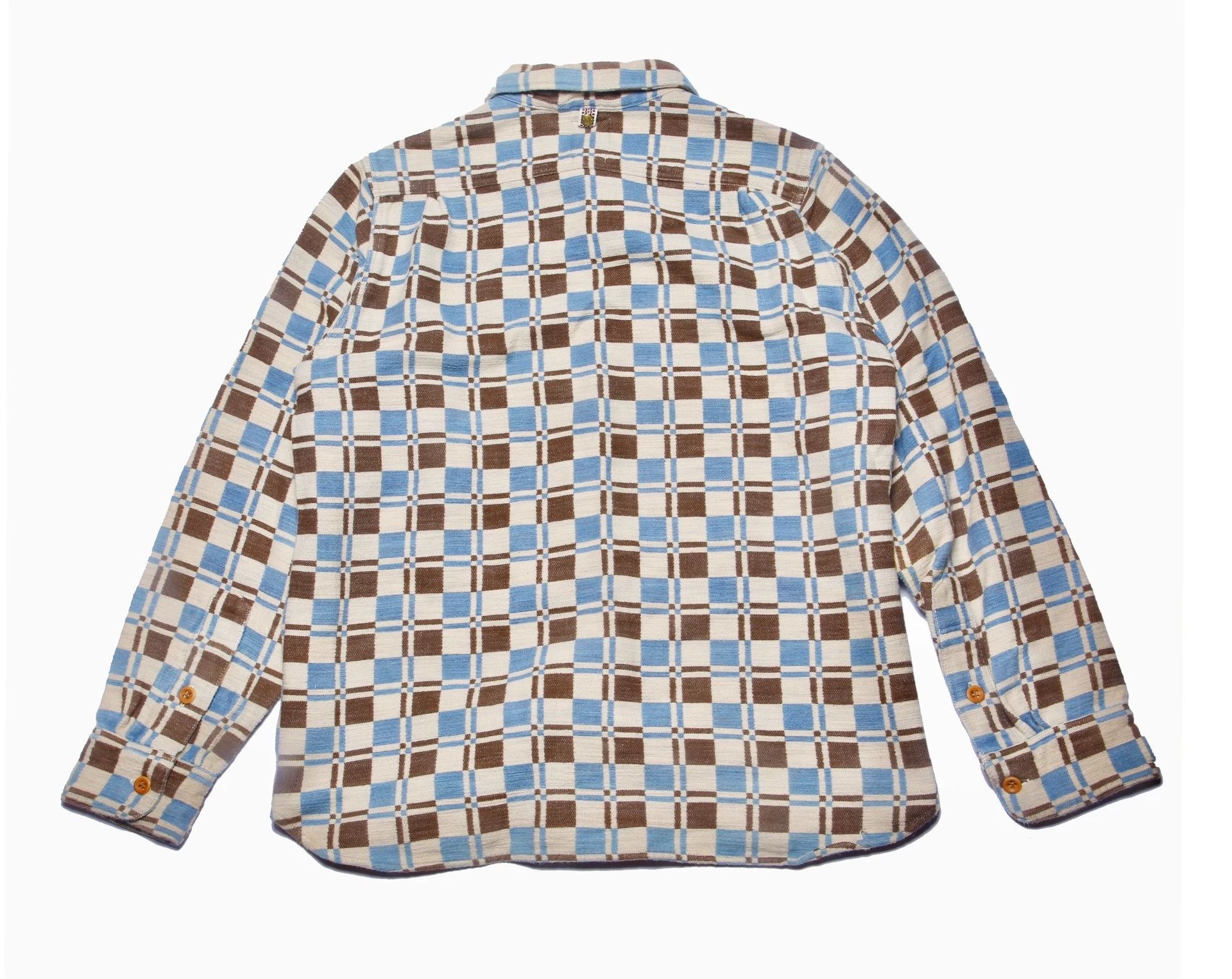 Visvim Visvim 16AW Wally Shirt Indigo Dobby Check Size 2 Size US M / EU 48-50 / 2 - 2 Thumbnail