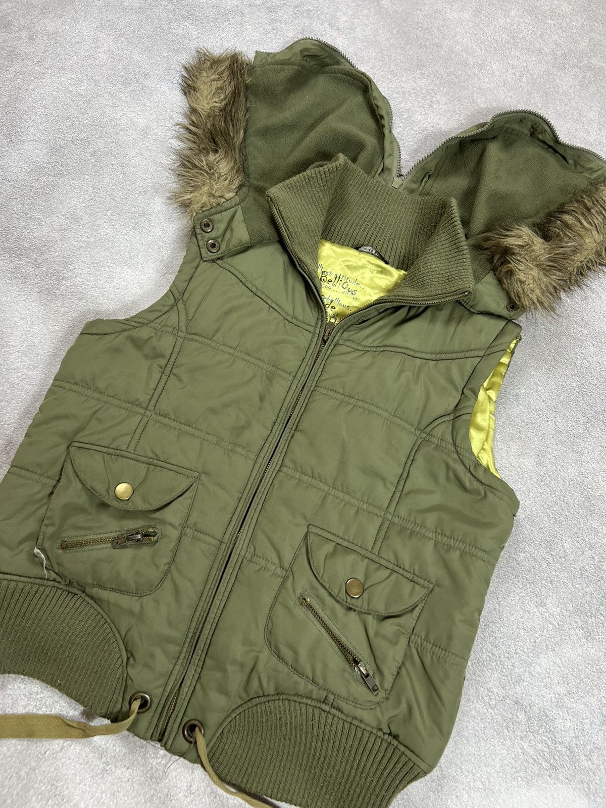 Hysteric Glamour Junya Watanabe Style Carti Leather Vest With Fur y2k Size US S / EU 44-46 / 1 - 6 Thumbnail