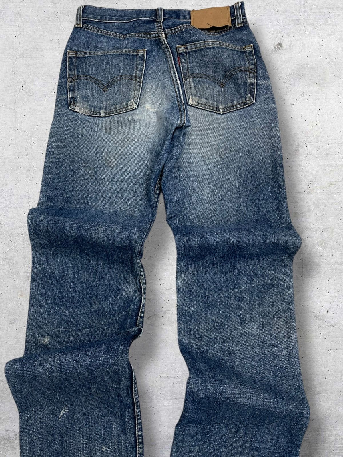 Levi's Vintage Clothing VINTAGE 501 LEVIS USA DESIGNER 90S OG OLD RIPPED MUD DENIM Size US 26 / EU 42 - 12 Thumbnail