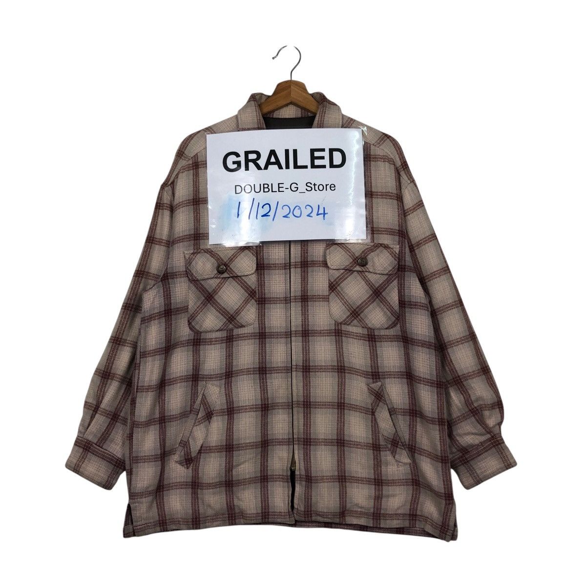 Flannel × Japanese Brand × Vintage Vintage Flannel Shirt Jacket Ralph Eton Tartan Design Check Size US M / EU 48-50 / 2 - 1 Thumbnail