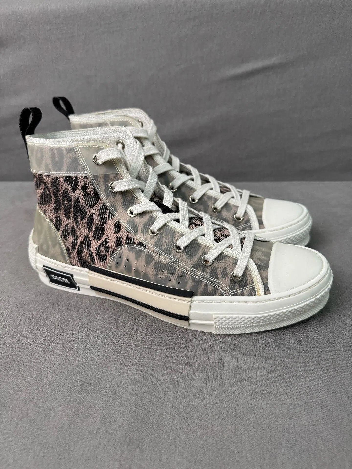 Dior Dior B23 Leopard Print High Top Sneakers. Size US 8.5 / EU 41-42 - 2 Thumbnail