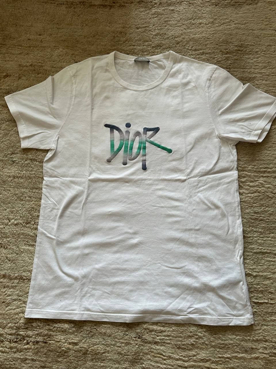 Dior × Stussy Dior x Stussy White T-Shirt Size US XL / EU 56 / 4 - 1 Thumbnail