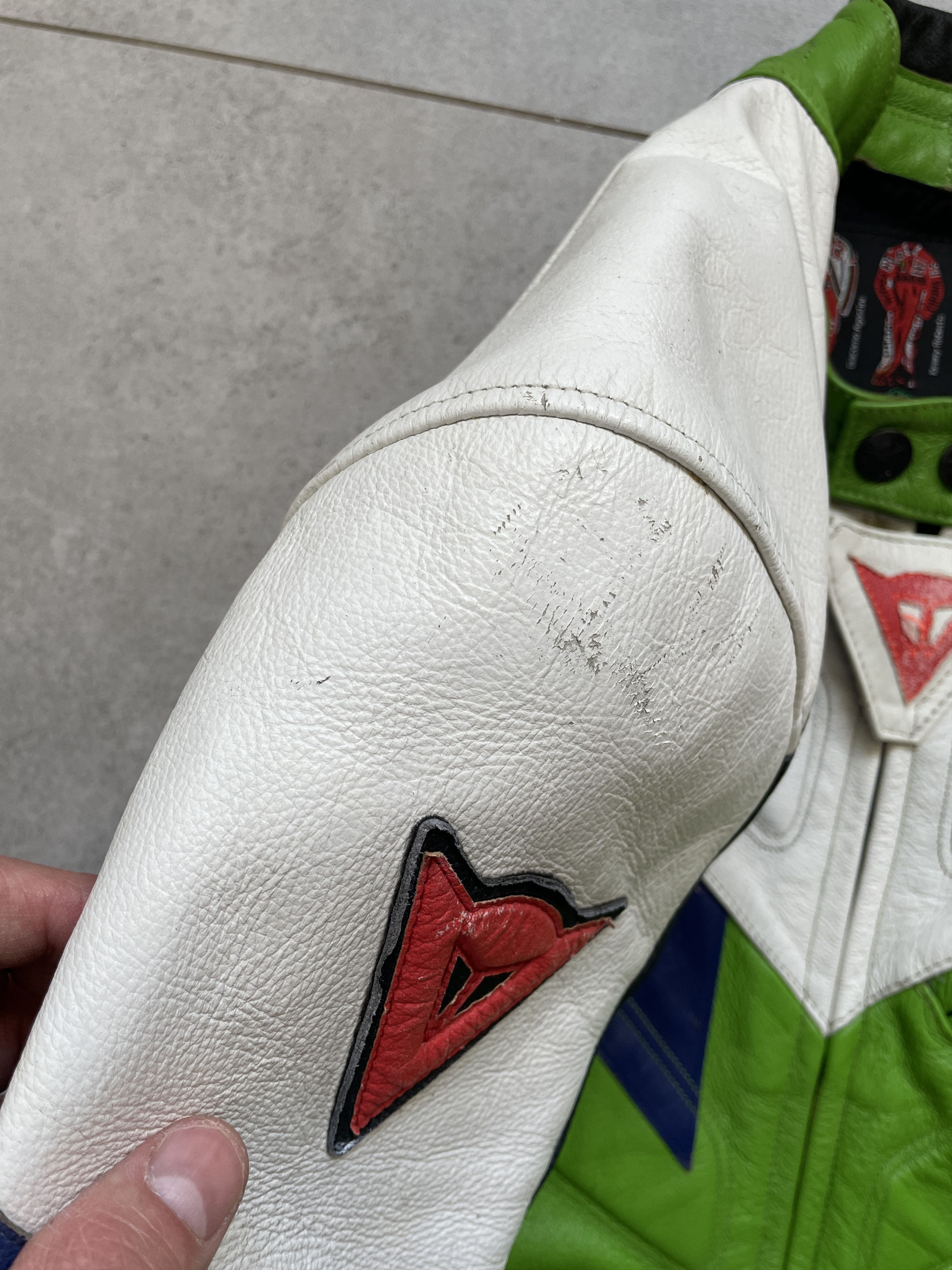 Dainese Y2K DAINESE KAWASAKI TOXIC GREEN RACING LEATHER JACKET Size US M / EU 48-50 / 2 - 12 Thumbnail