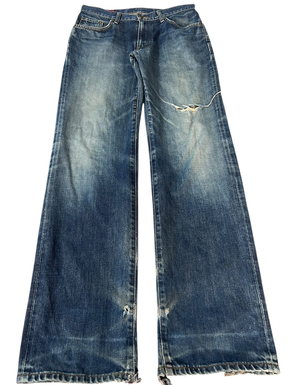 Edwin VINTAGE EDWIN 503 DISTRESSED JEANS Size US 30 / EU 46 - 1 Thumbnail