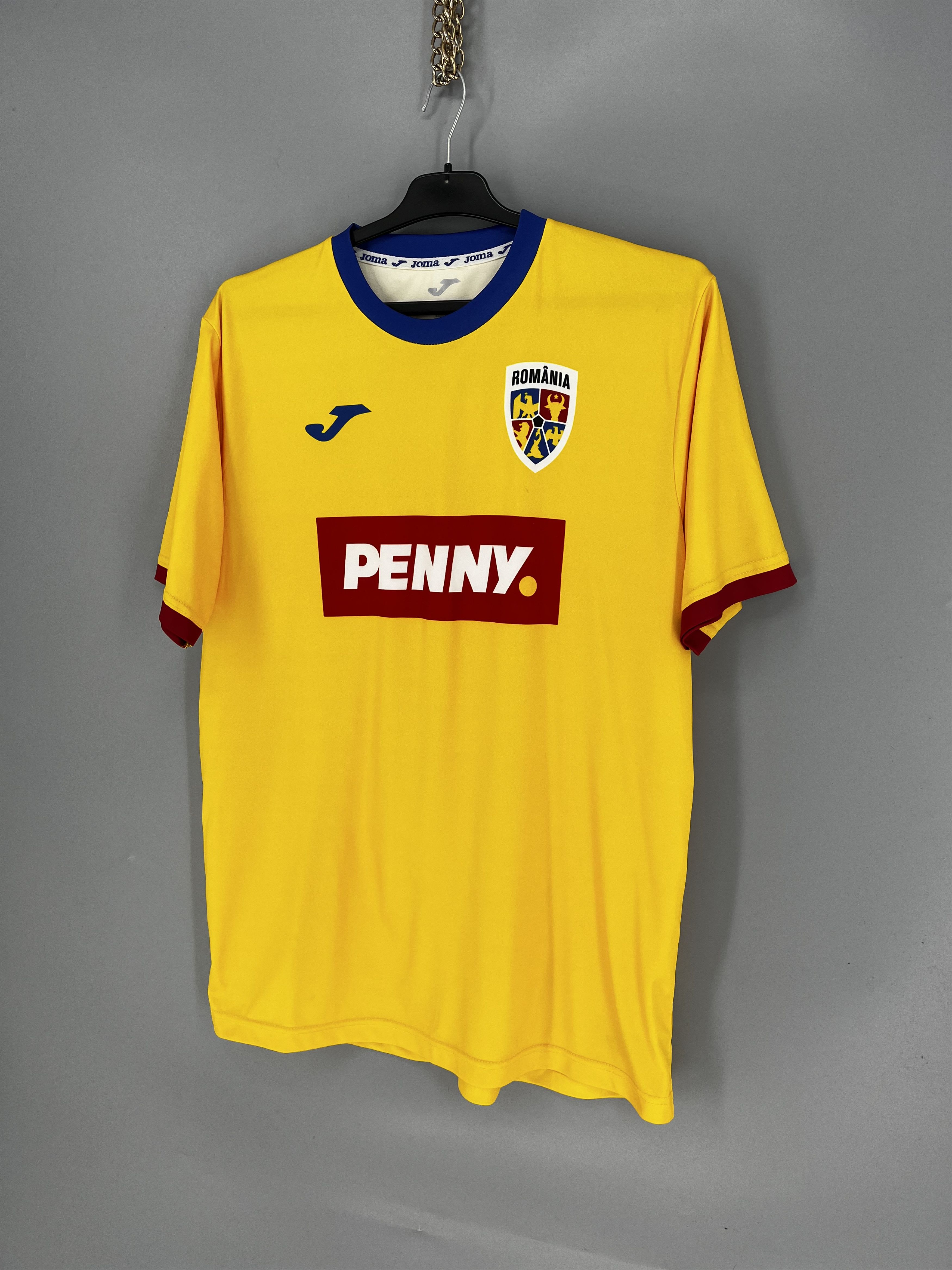 Joma Romania 2024-25 Joma Home Fan Football Shirt L Size US L / EU 52-54 / 3 - 3 Thumbnail