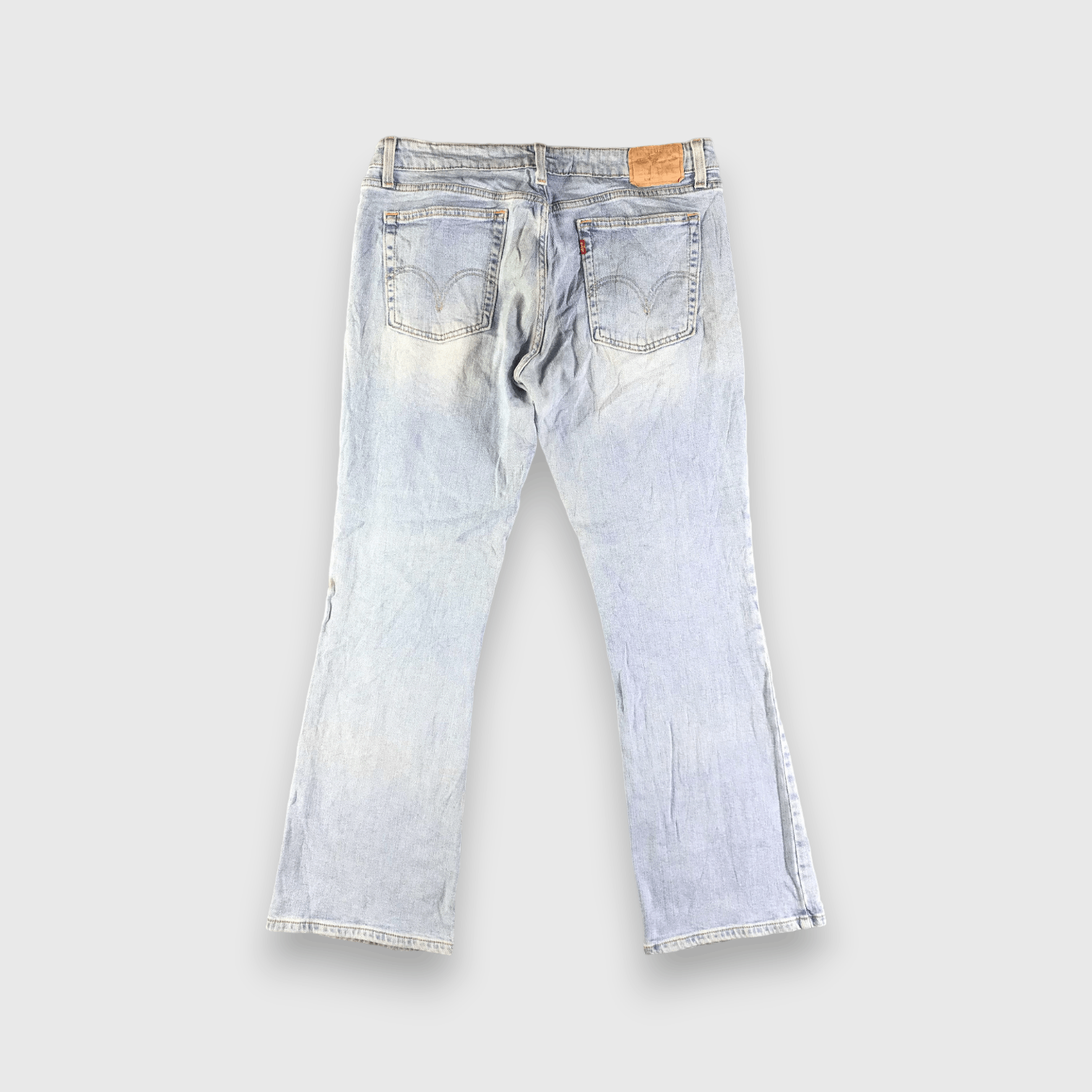 Levi's Vintage Light Wash Levis 518 Jeans-J4080 Size US 35 - 2 Thumbnail