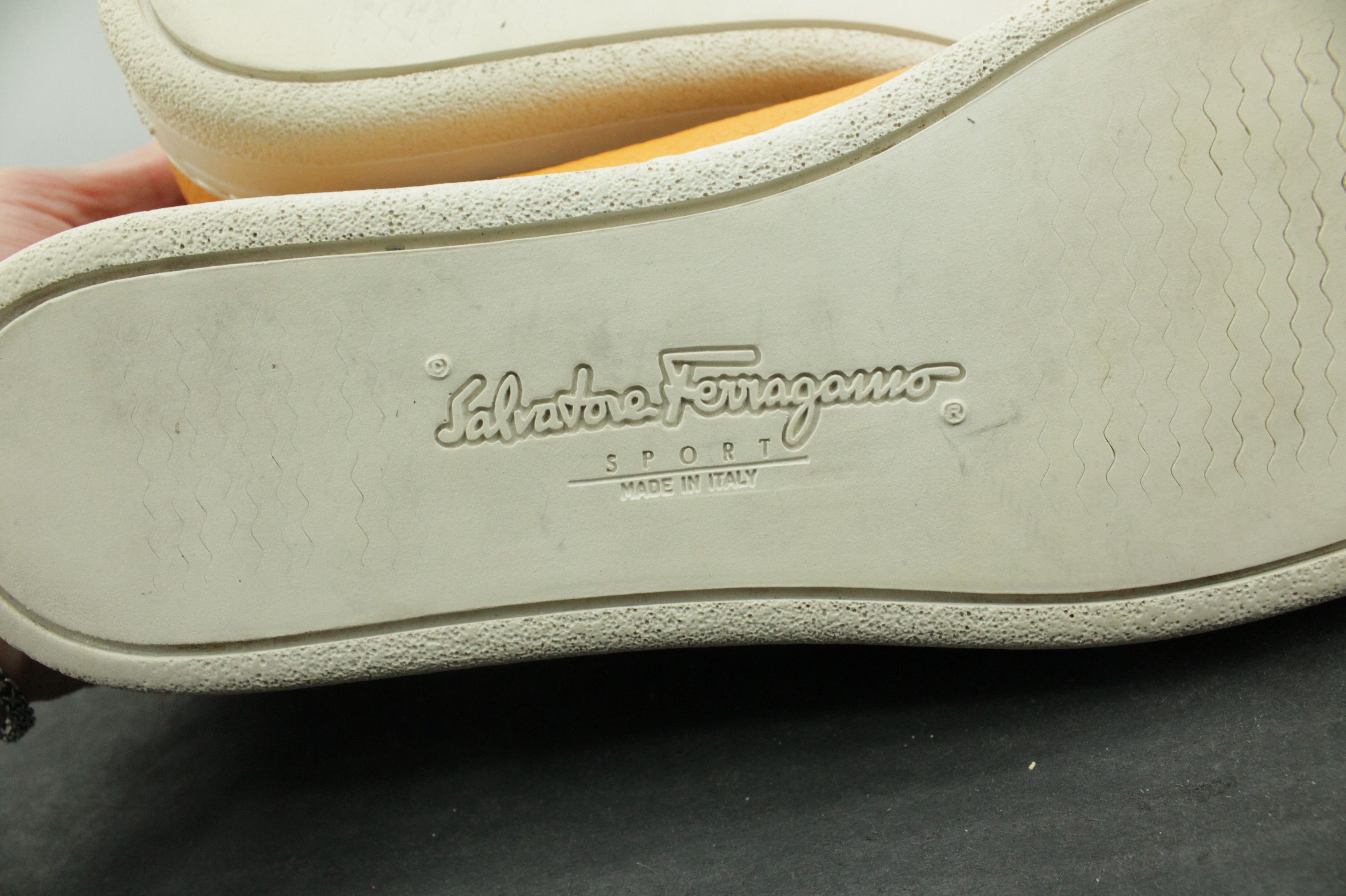 Salvatore Ferragamo Salvatore Ferragamo Sport Low Top Leather Sneakers Women's Size US 9.5 / IT 39.5 - 9 Thumbnail