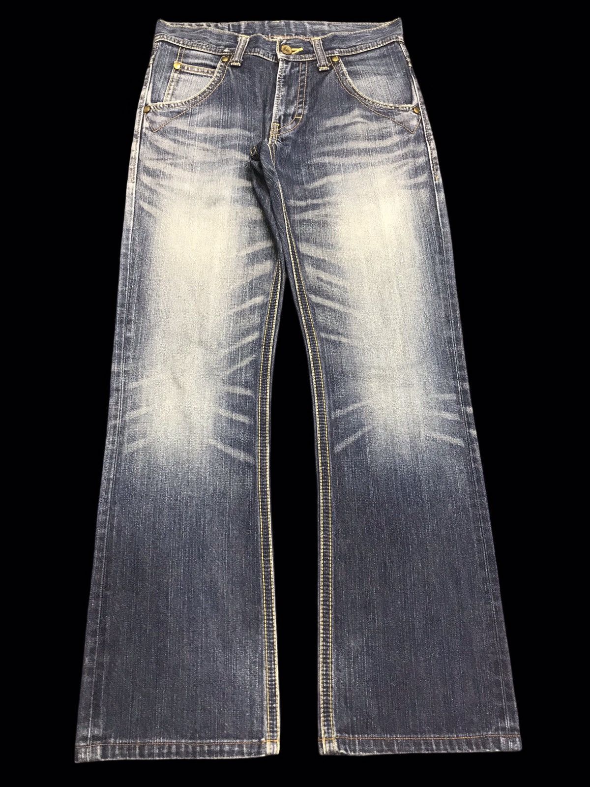 Wrangler 💥FLARE💥Archival Wrangler Stonewash Flare Denim F274 Size US 29 - 1 Thumbnail