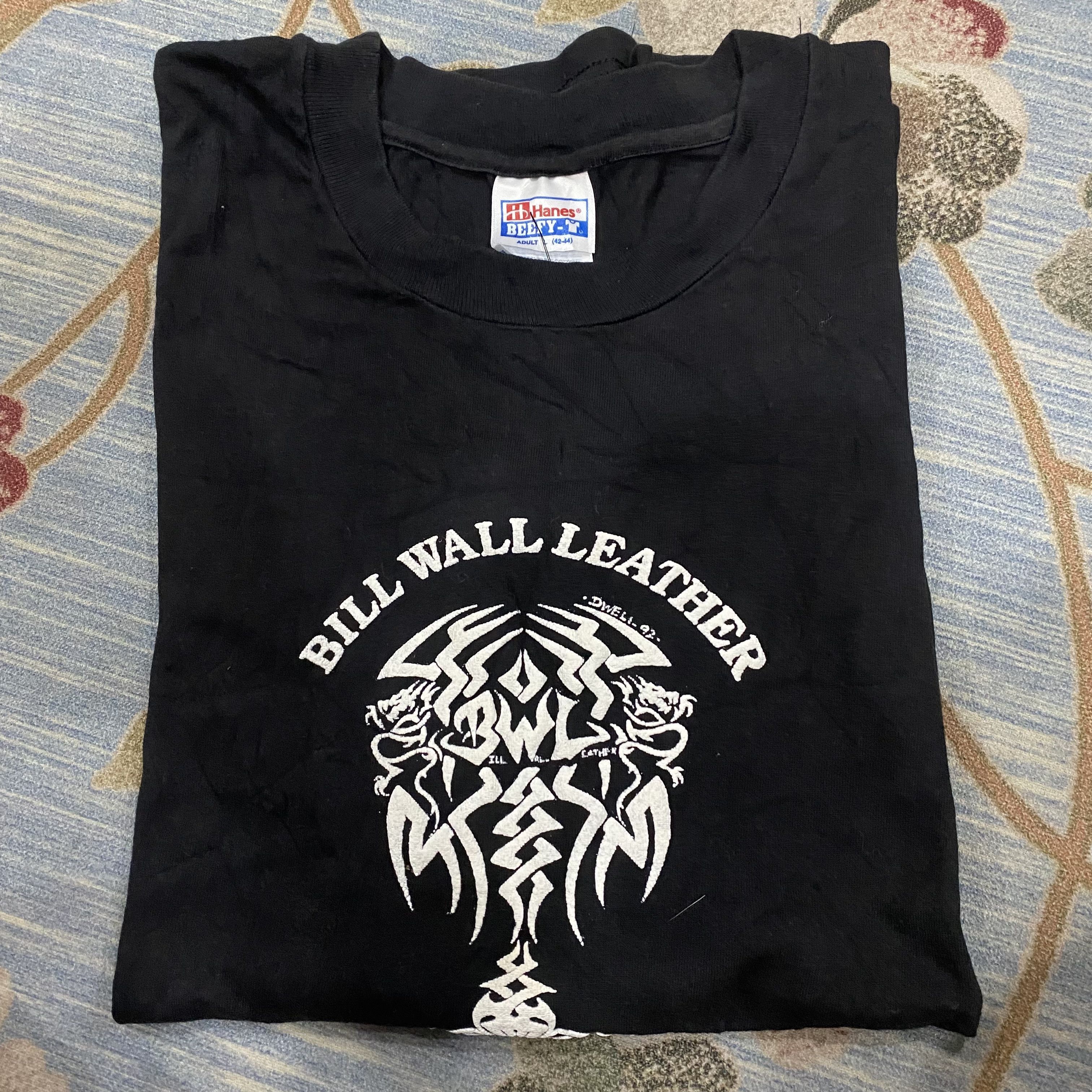 Bill Wall Leather Bill Wall Leather Skull Hanes Vintage Tee Size US L / EU 52-54 / 3 - 1 Thumbnail