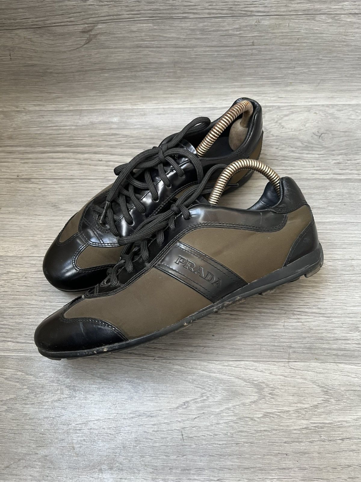 Prada Prada linea rossa low-top Y2k sneakers sz 36.5 Size US 6.5 / IT 36.5 - 1 Thumbnail