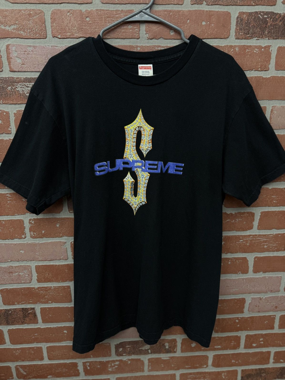 Supreme Stick Tee Black L Supreme Stick Tee 黒 (M) Supreme