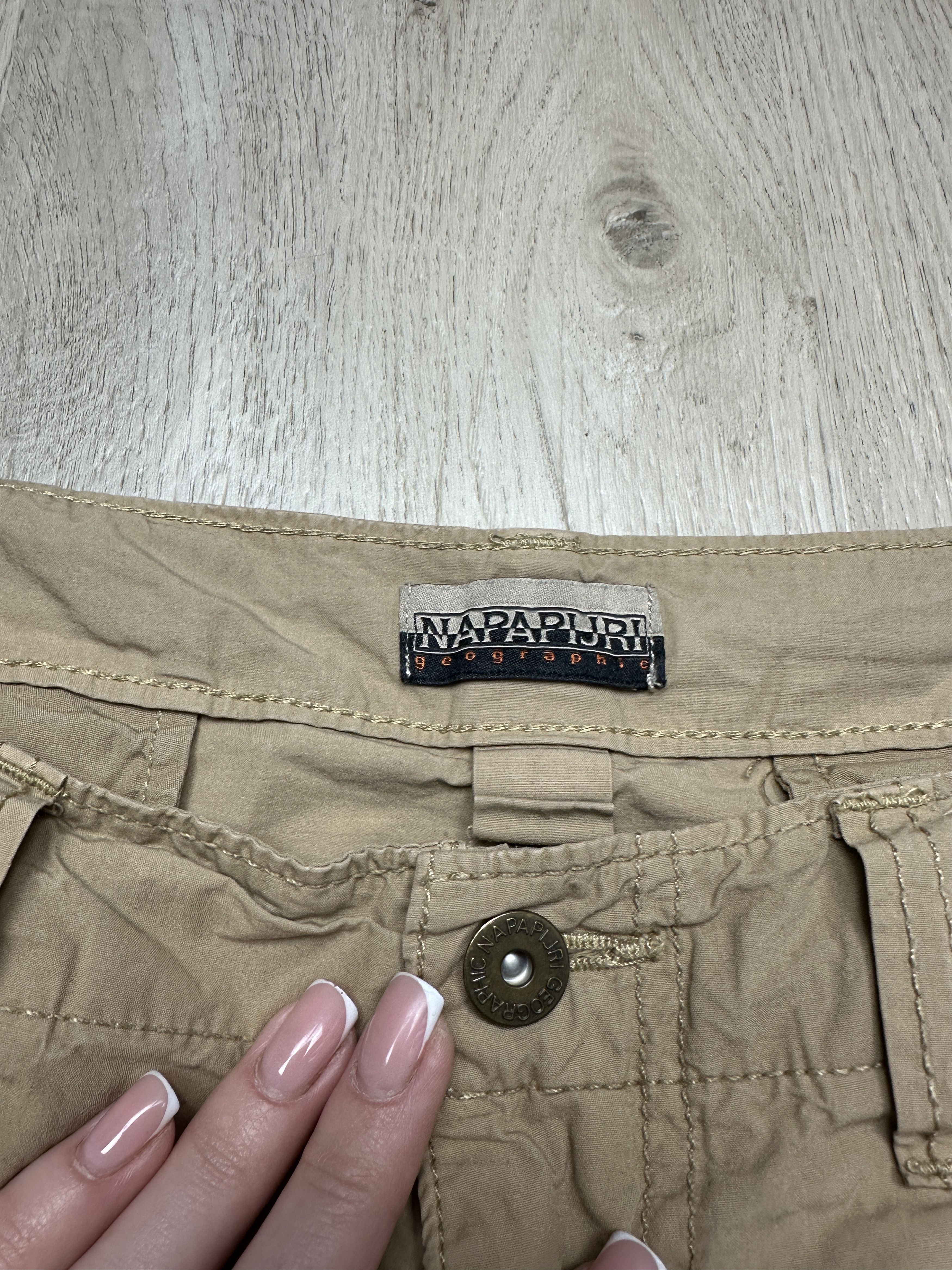 Napapijri × Vintage Napapijri Vintage Mens Cargo Shorts Size US 34 / EU 50 - 4 Thumbnail