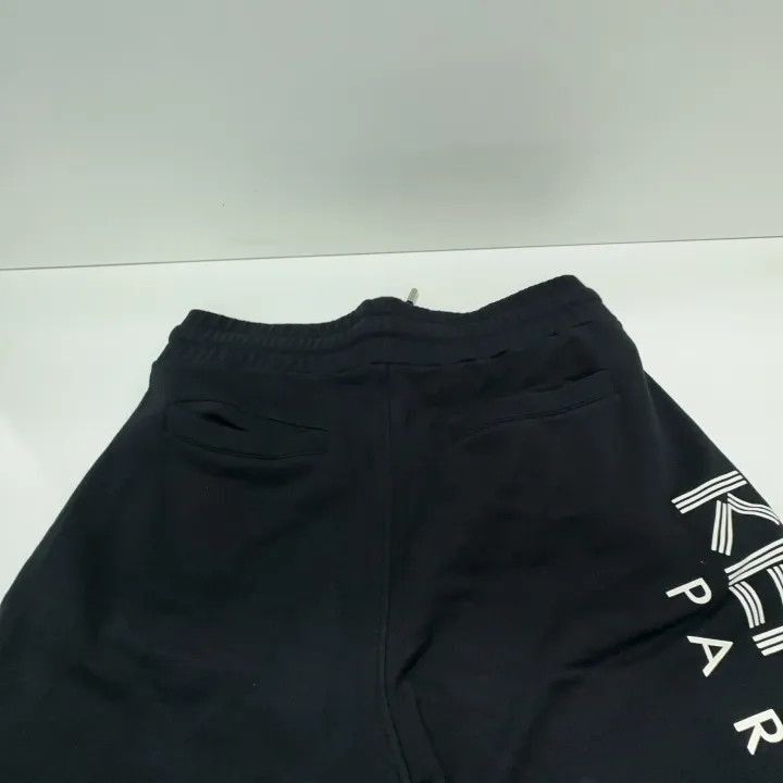 Kenzo KENZO Black Logo Print Shorts for Men -2507 Size US 32 / EU 48 - 8 Thumbnail