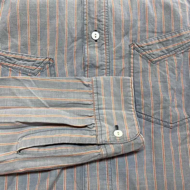 RRL Ralph Lauren RRL Ralph Lauren Old striped shirt Size US S / EU 44-46 / 1 - 5 Thumbnail