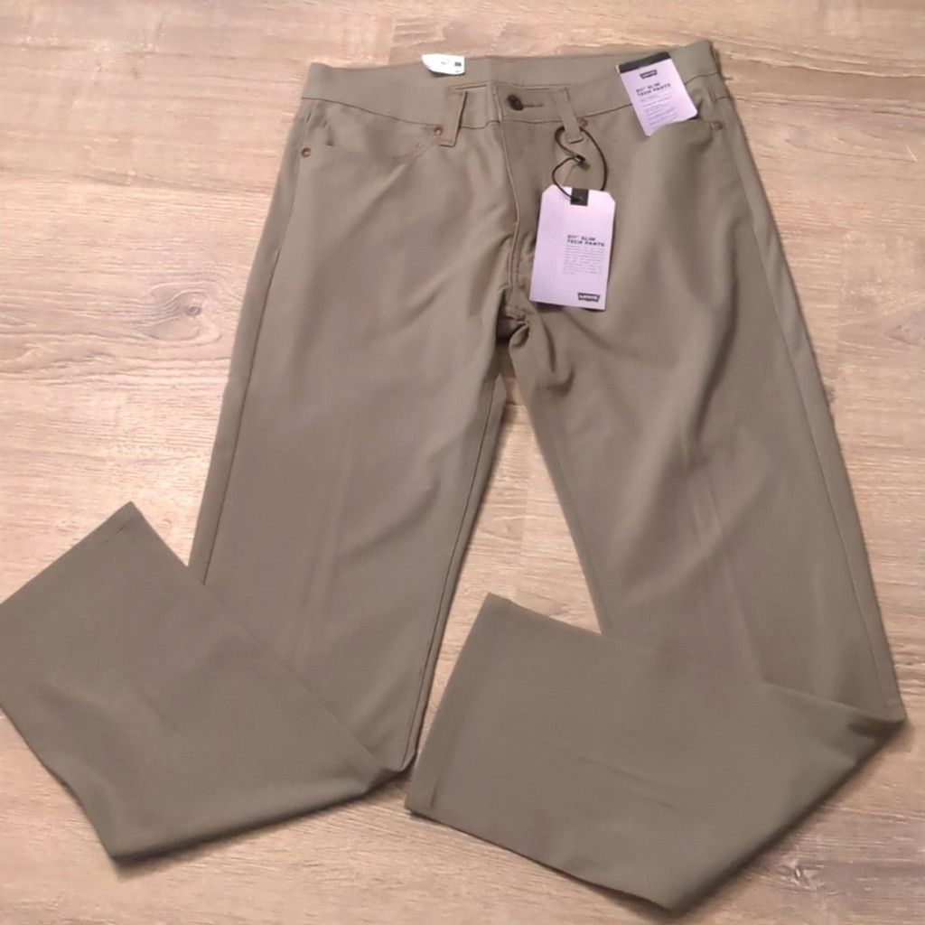 Levi's Levi's green 511 slim tech pants size 31x32 Size US 31 - 1 Thumbnail