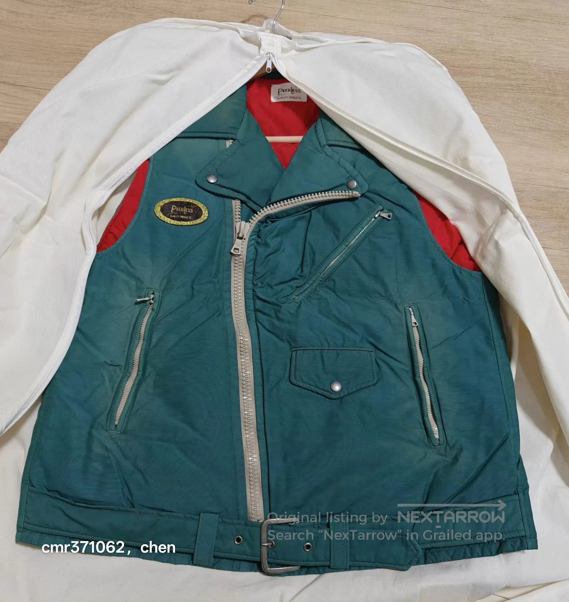 Visvim Green Quilted Moto Vest Size S. Size US S / EU 44-46 / 1 - 8 Thumbnail