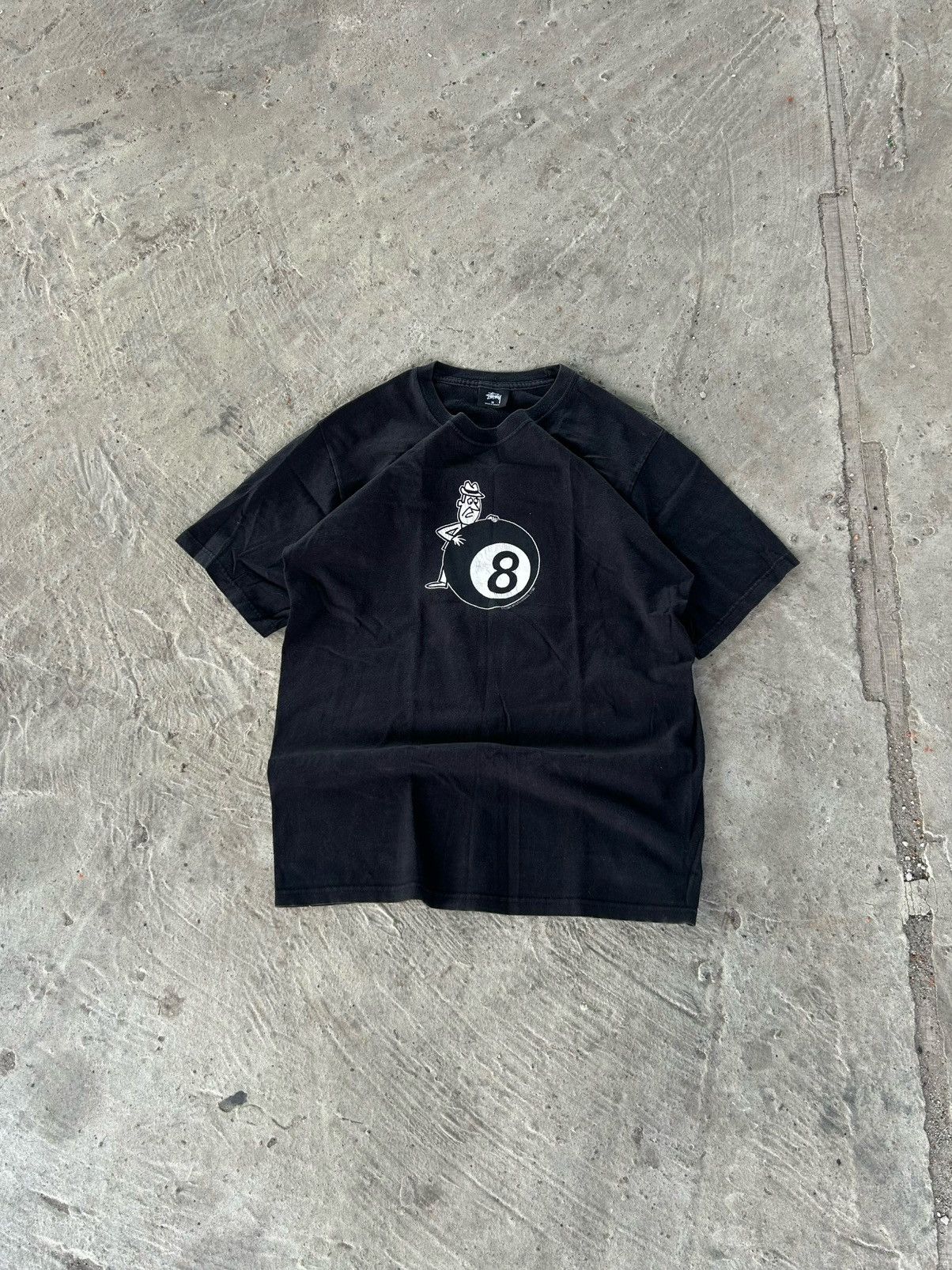 Stussy Stussy 8 ball Graphic Boxy Fit Black Rare Vintage T-shirt Size US M / EU 48-50 / 2 - 1 Thumbnail
